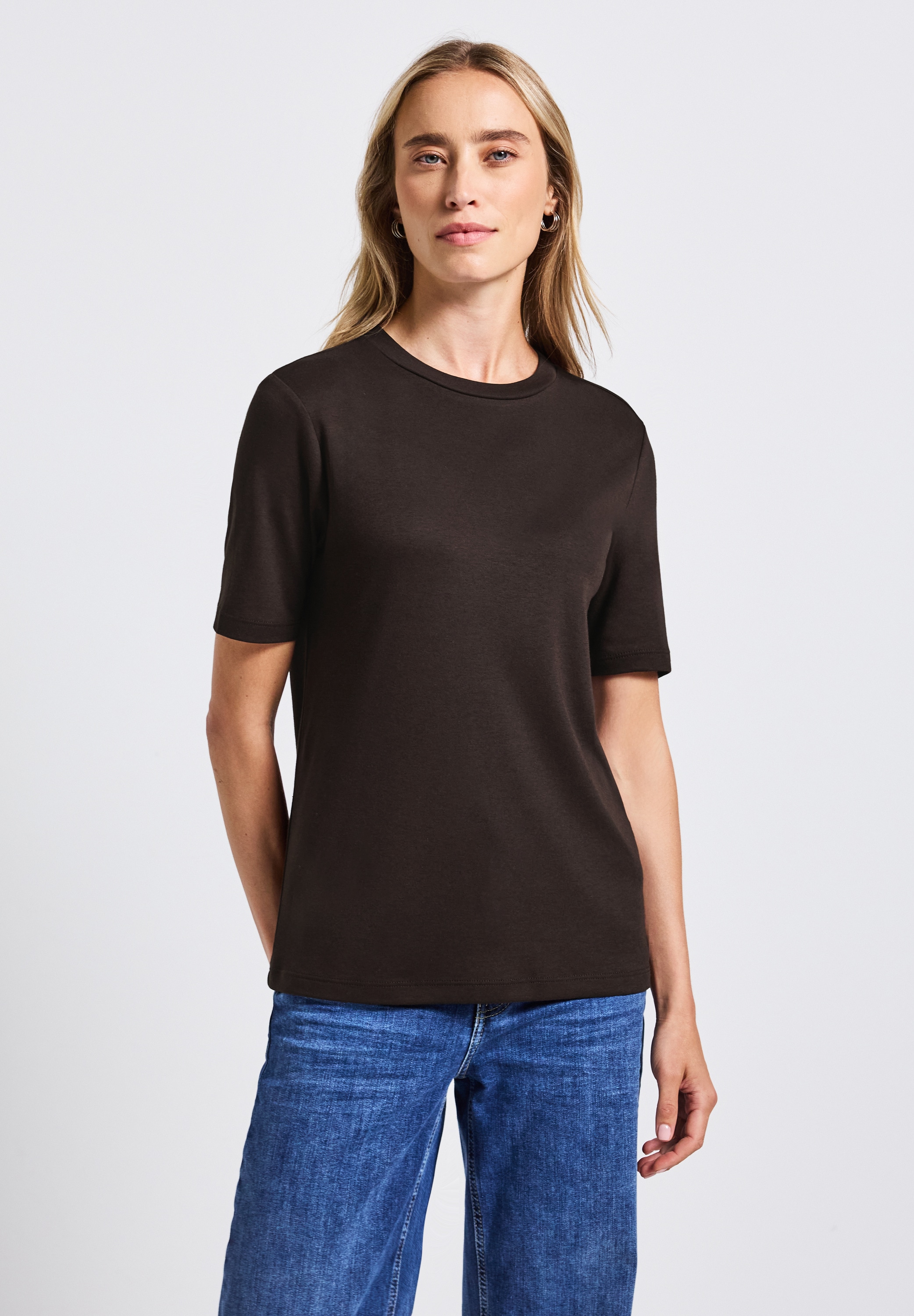 STREET ONE T-Shirt, im soften Baumwoll-Mix günstig online kaufen