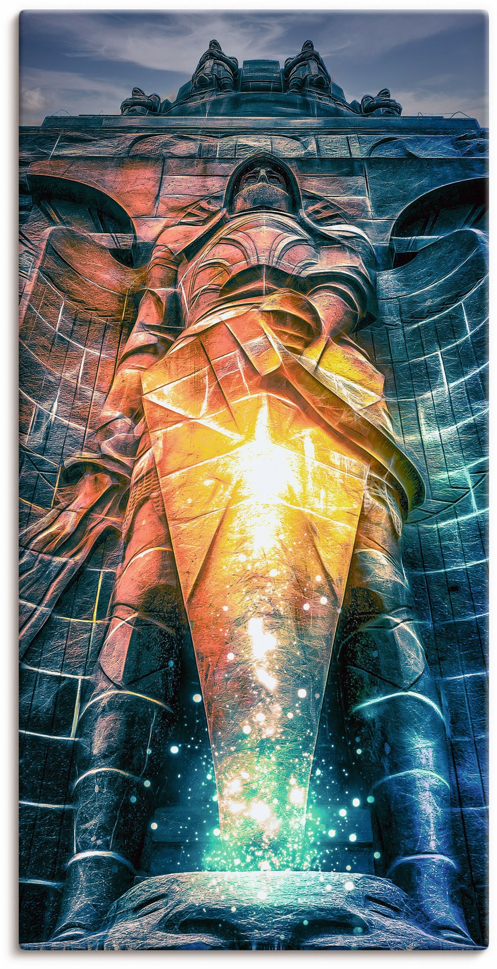 Artland Wandbild »Krieger des Lichts Denkmal Leipzig«, klassische Fantasie,  (1 St.), als Alubild, Leinwandbild, Wandaufkleber oder Poster in versch.  Größen bestellen | BAUR