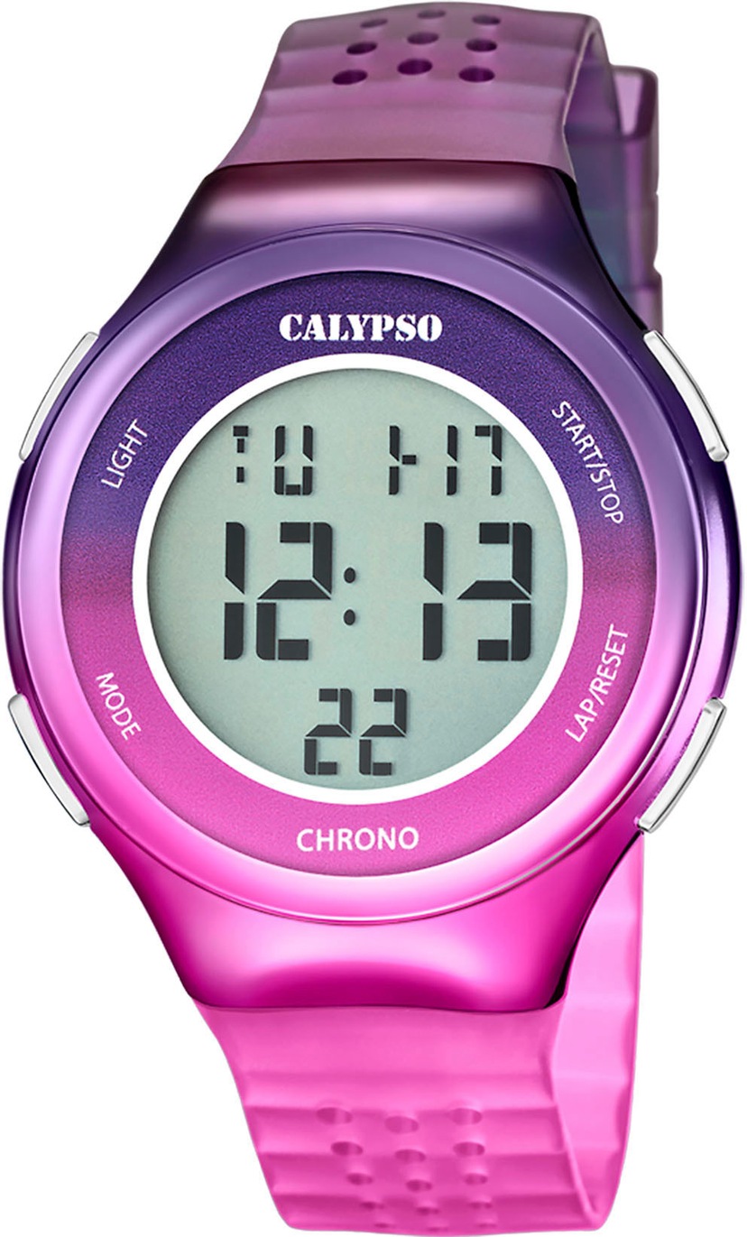 CALYPSO WATCHES Chronograph »Color BAUR | Splash, digitaler mit kaufen für K5842/2«, Anzeige