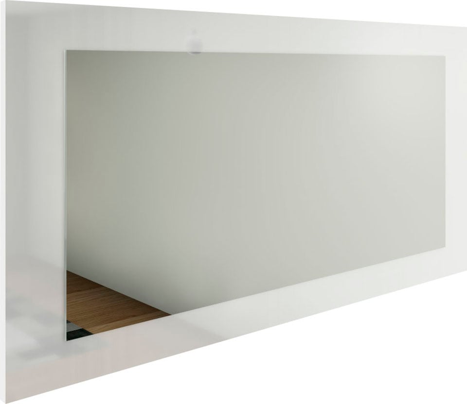 BORCHARDT MÖBEL Spiegel "Finn", B/H/T: 89cm x 45cm x 2cm, weiß, Flur, Spiegel, mit Rahmen