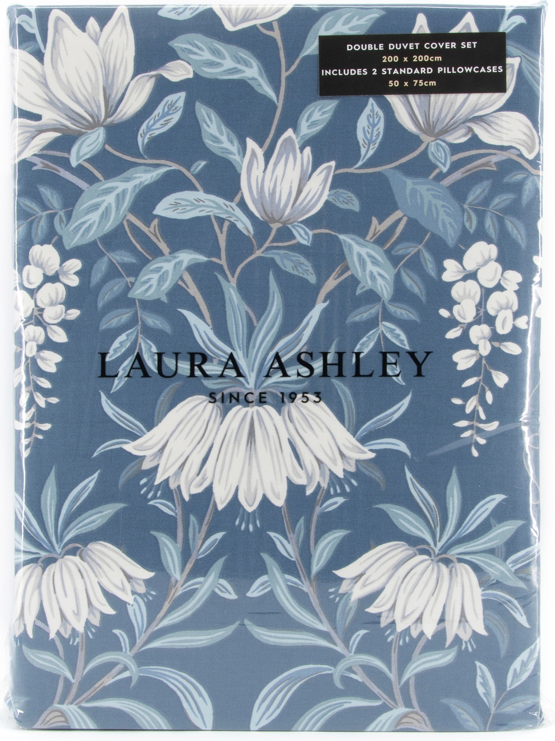 LAURA ASHLEY Wendebettwäsche »Parterre, aus Baumwoll-Satin« 3 tlg. tlg. mit floralem Muster, inkl 2 Kissenbezüge