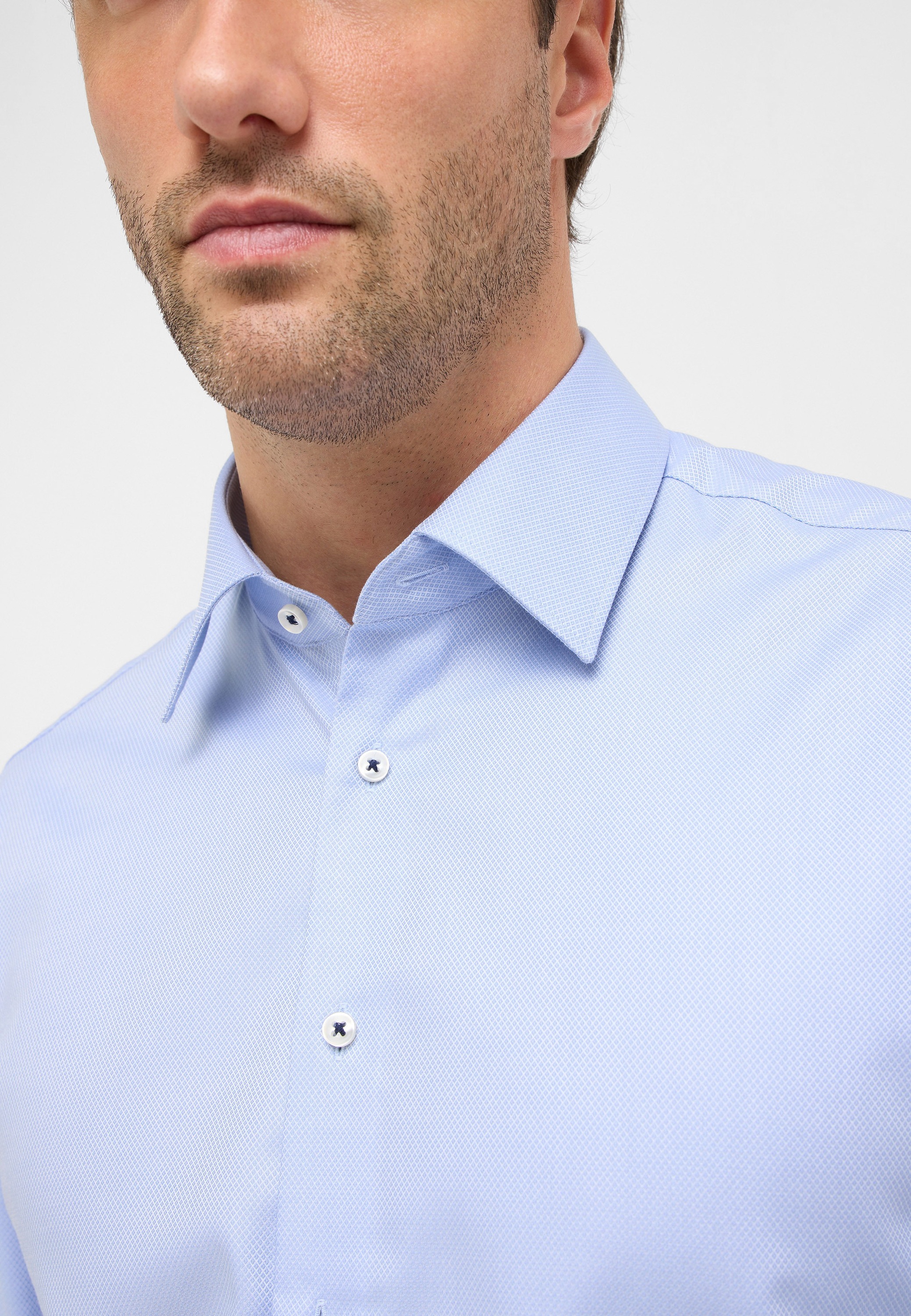 Thumbnail - Eterna Langarmhemd "MODERN FIT" NON IRON (bügelfrei)