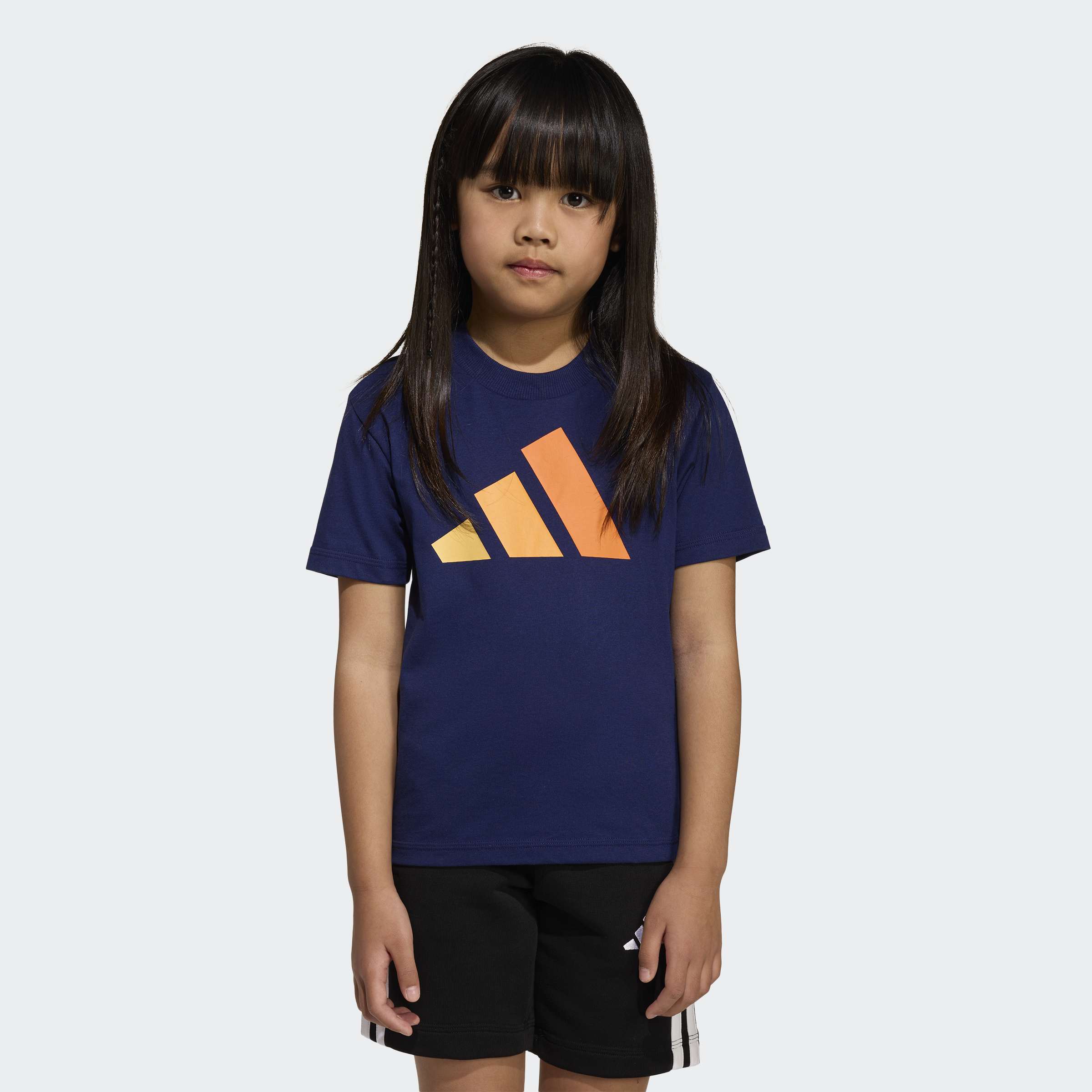 adidas Sportswear "LK BL TEE 160" sportlicher Stil, Kurzarm, aus Baumwolle