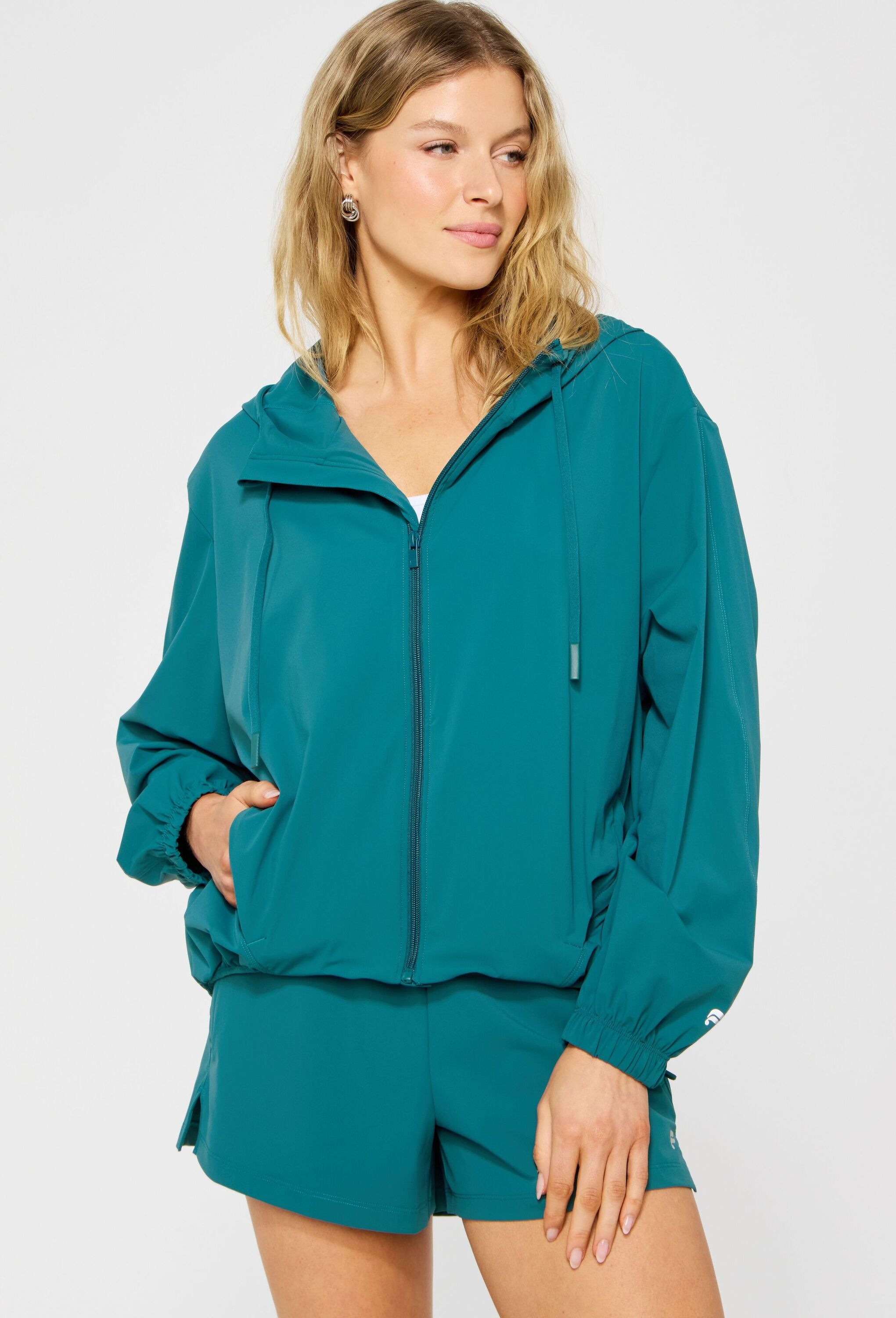 Fabletics Trainingsjacke »Fabletics Jacke ALL DAY JACKET« mit Kapuze mit Kapuze