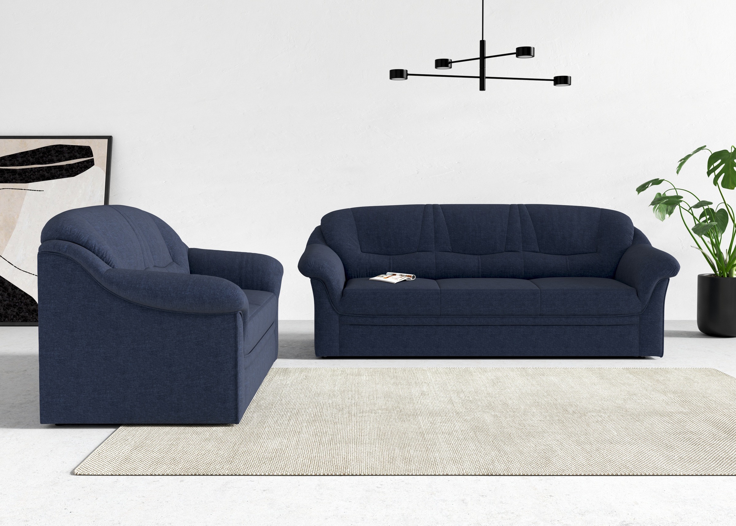 DOMO collection 2-Sitzer "Montana für kleine Räume, Breite 146cm, komfortab günstig online kaufen