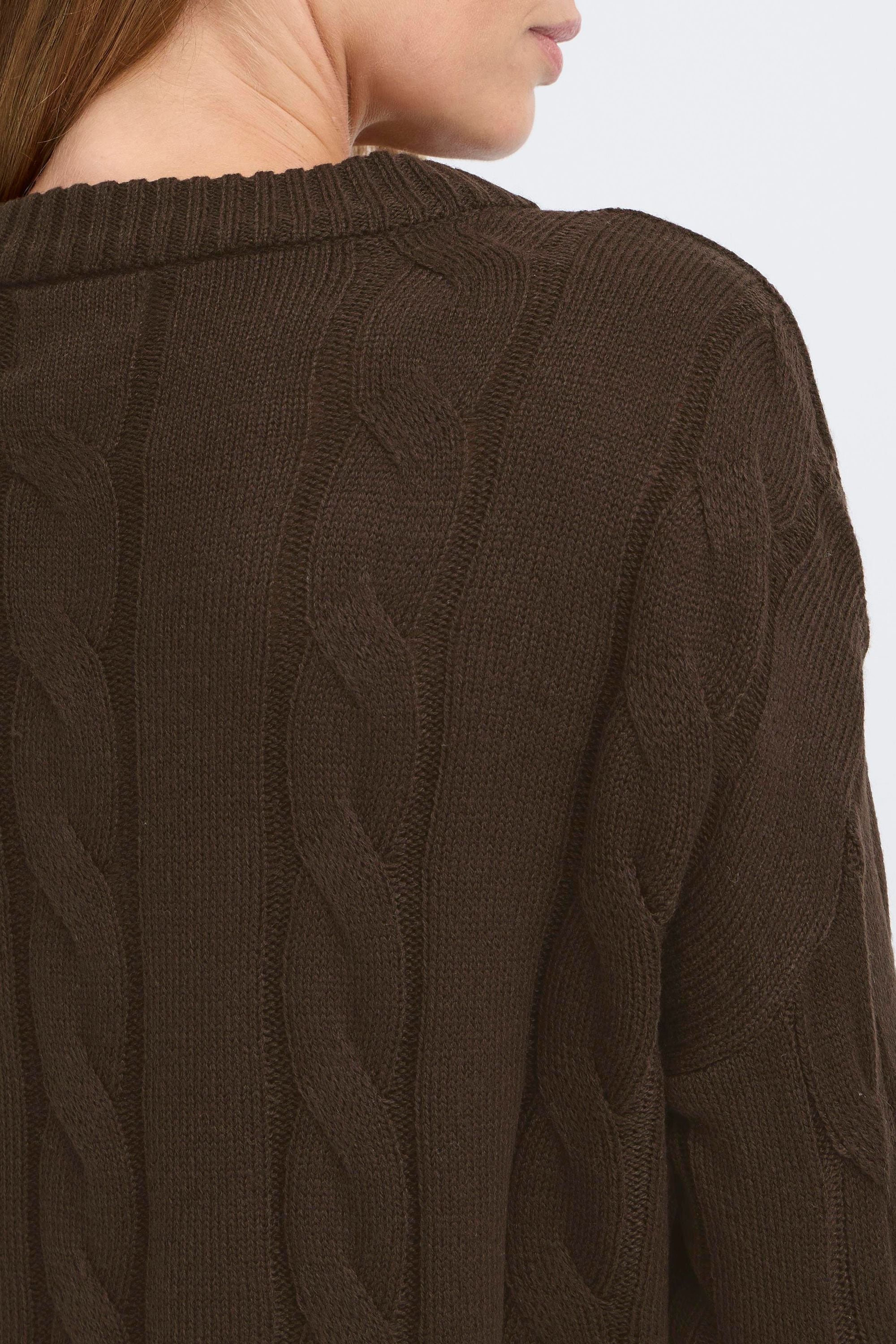 OXMO Strickfleece-Pullover »Strickpullover OXFKIMNI«