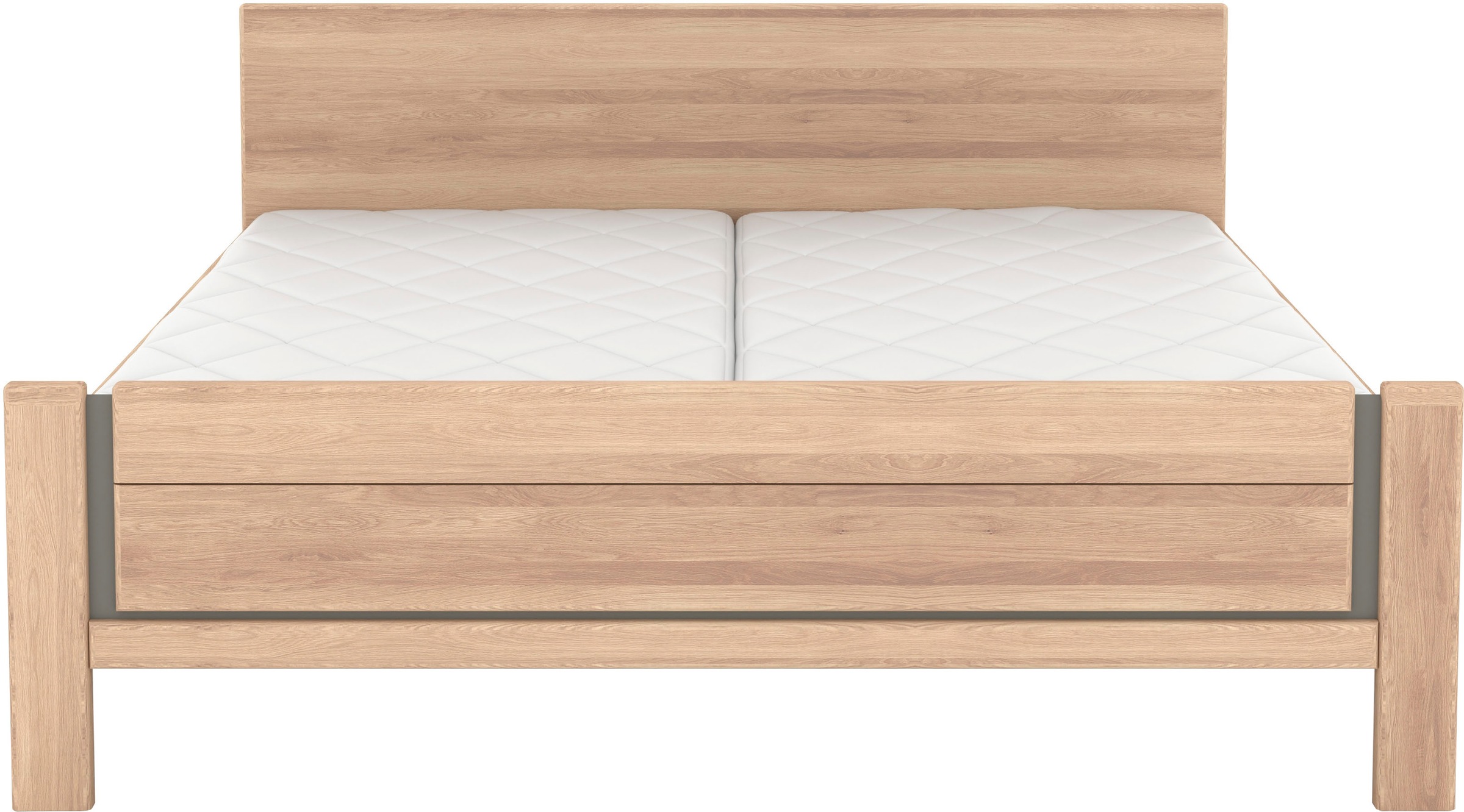 Thumbnail - Musterring Holzbett "Sorrent, Bettgestell, Bettrahmen, teilmassiv Eiche" MADE IN GERMANY, Eiche teilmassiv, Liegehöhenve...