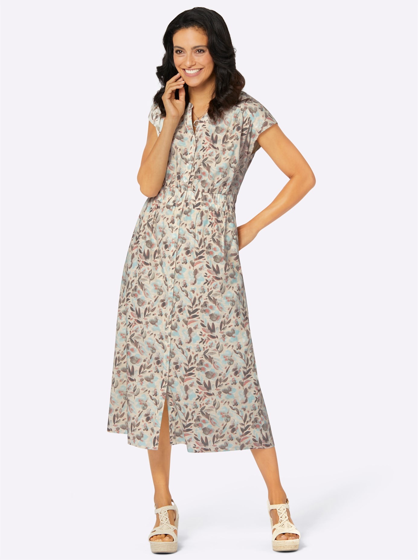 Inspirationen Jerseykleid »Druck-Kleid«