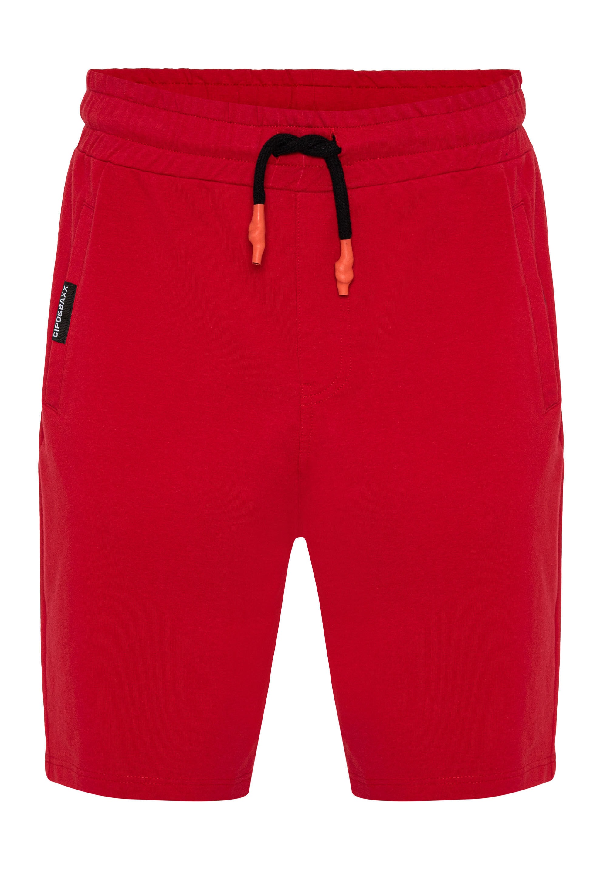 Cipo & Baxx Stoffhose »Shorts«, elastischer Bund mit Kordelzug