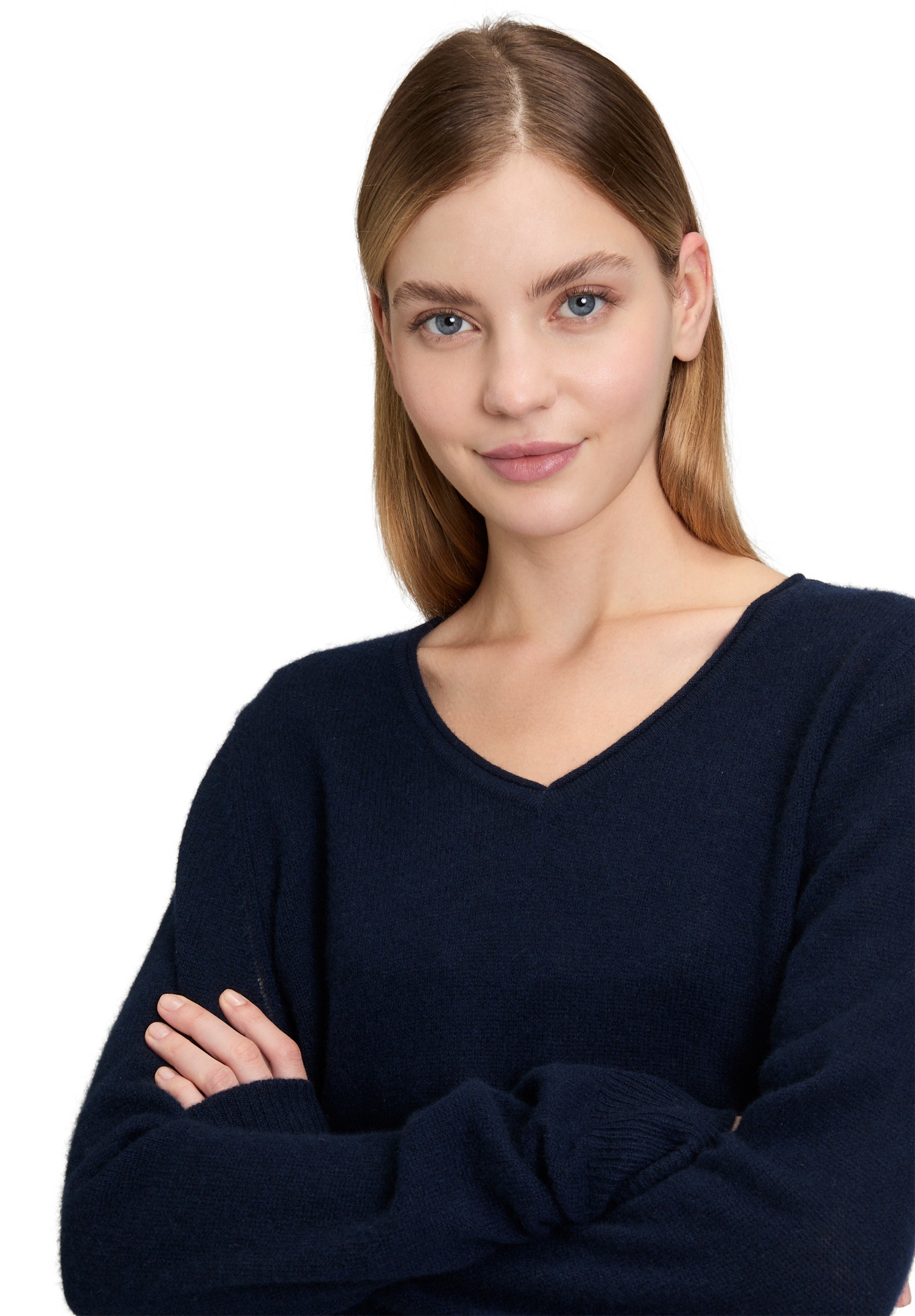 Betty Barclay Strickpullover »Betty Barclay Damen Kaschmir-Pullover mit V-Ausschnitt«, (1 tlg.), Strick