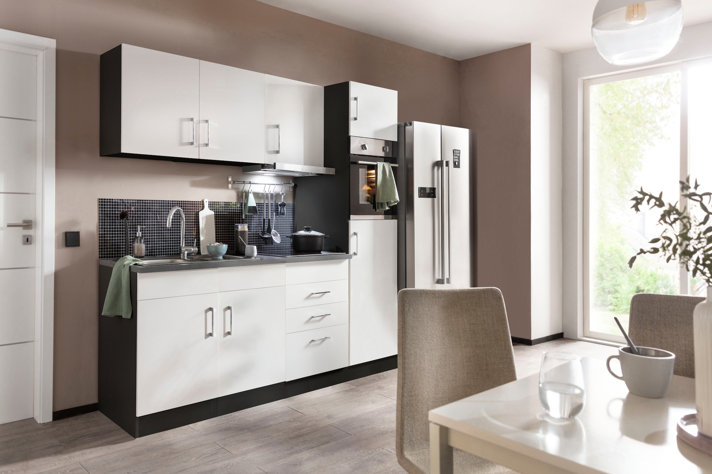 KOCHSTATION Küchenzeile "KS-Paris – Küchen mit einzigartigen Fotomotiven au günstig online kaufen