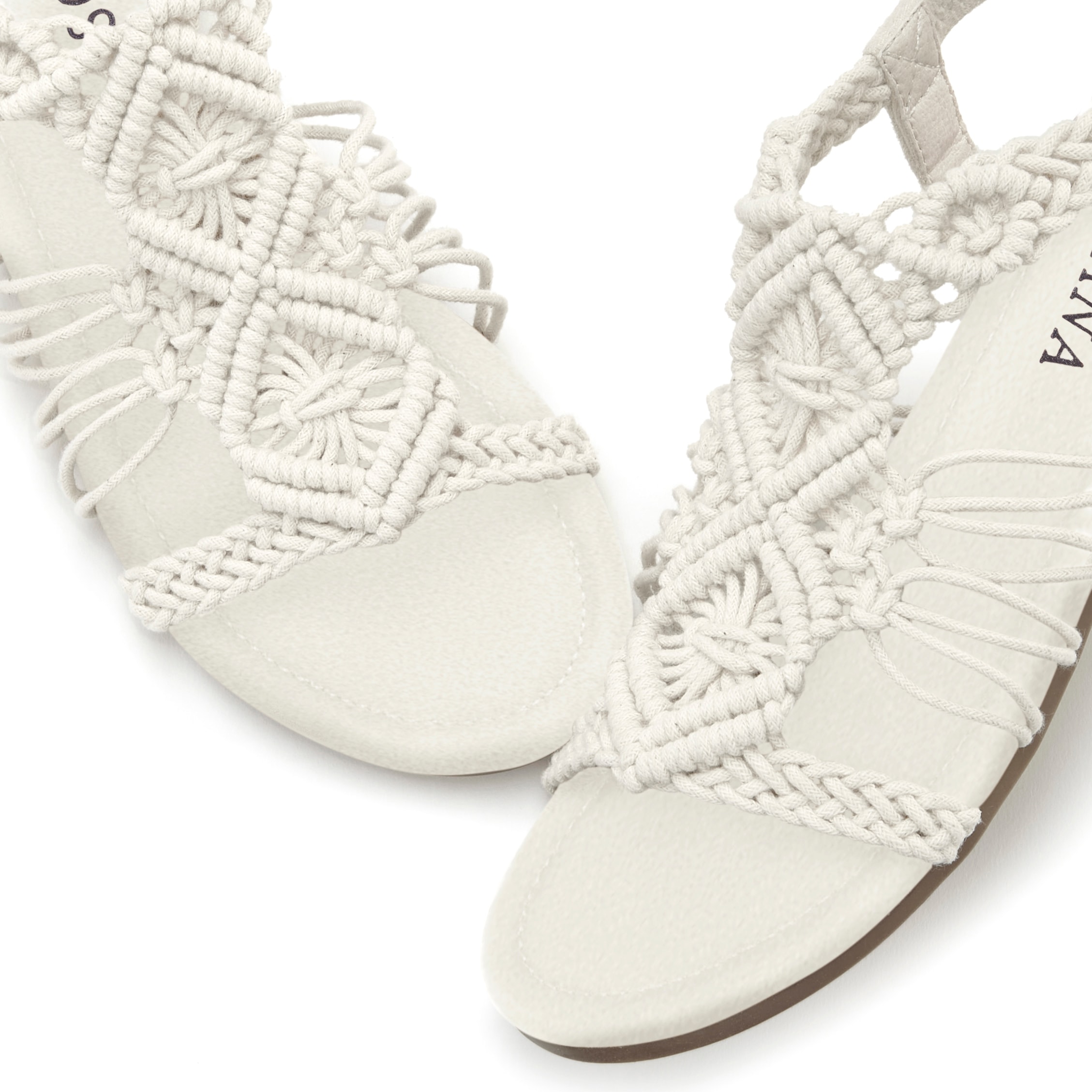 LASCANA Sandale »Sommerschuh«, Sandalette, Sommerschuh mit elastischem Riemchen VEGAN