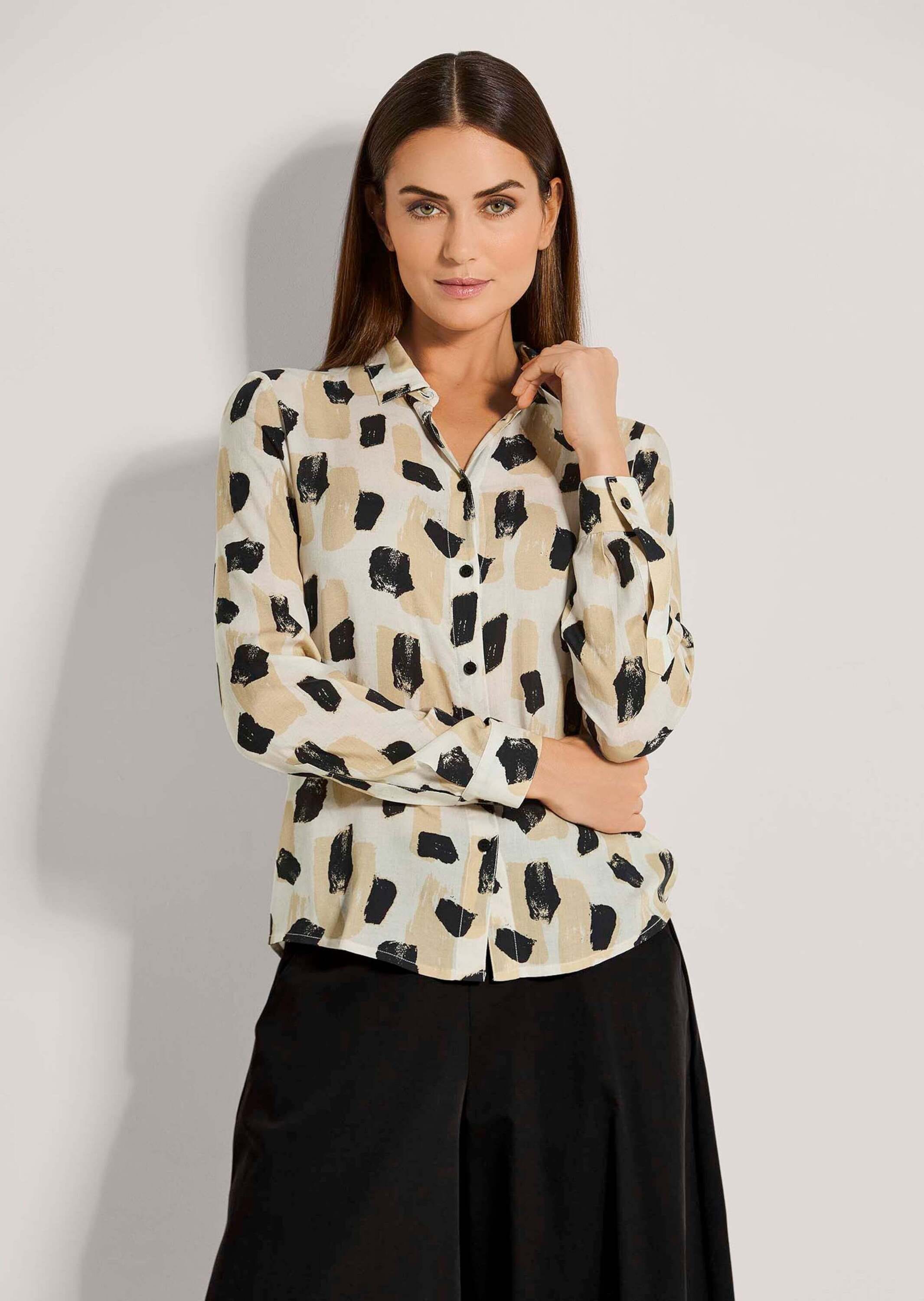 MADELEINE Langarmbluse »Druckbluse Bluse mit Unikat-Print«