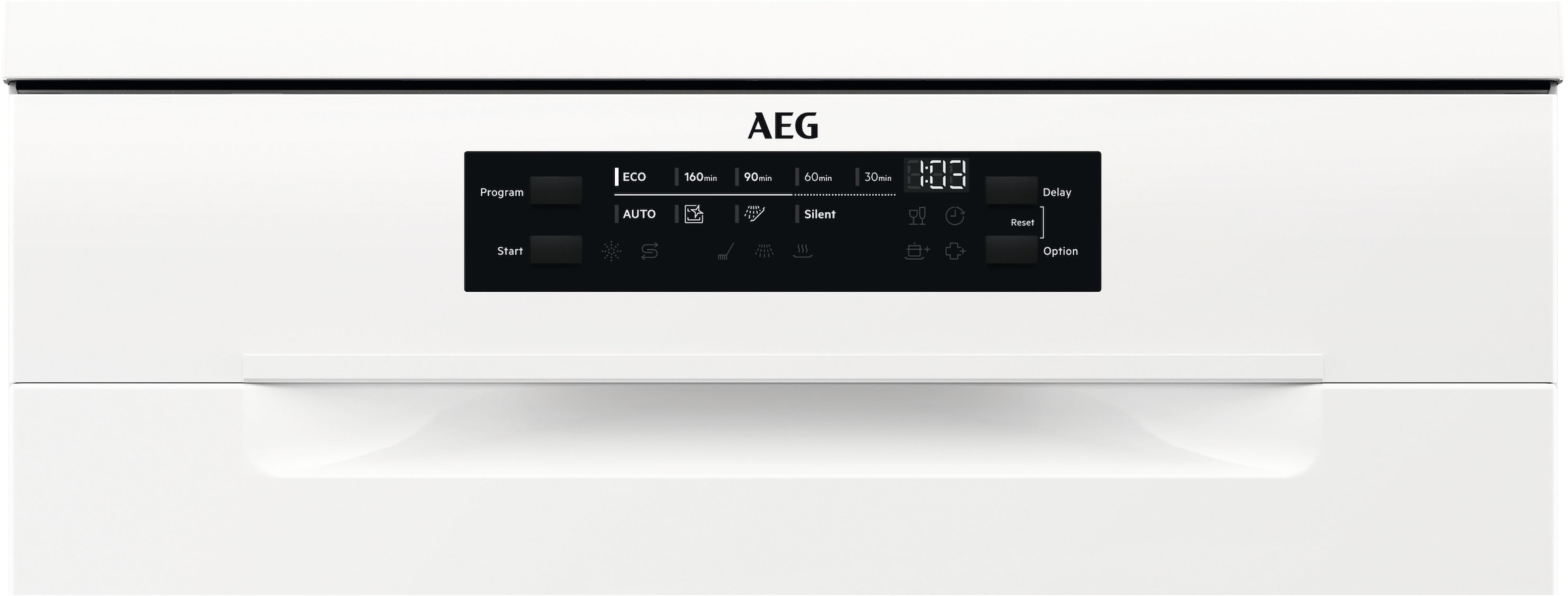 AEG Standgeschirrspüler 7000 »FFB7570APW«, 14 Maßgedecke, ExtraHygiene-Programm: Entfernt über 99,99 % der Keime und Bakterien