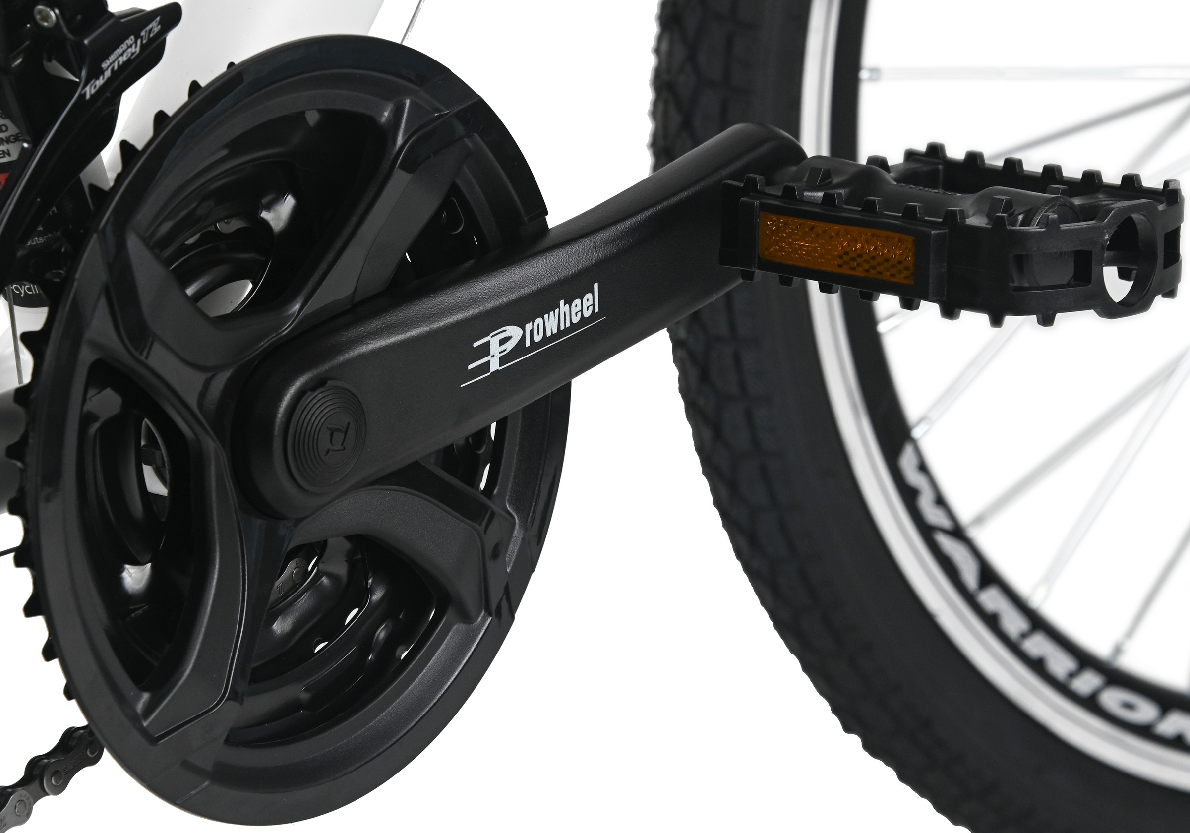 WYLD Kinderfahrrad »Girls 24" Mistral Weiß 18 Gänge RH 38 cm - Ab 8 Jahre« 18 Gang Kettenschaltung