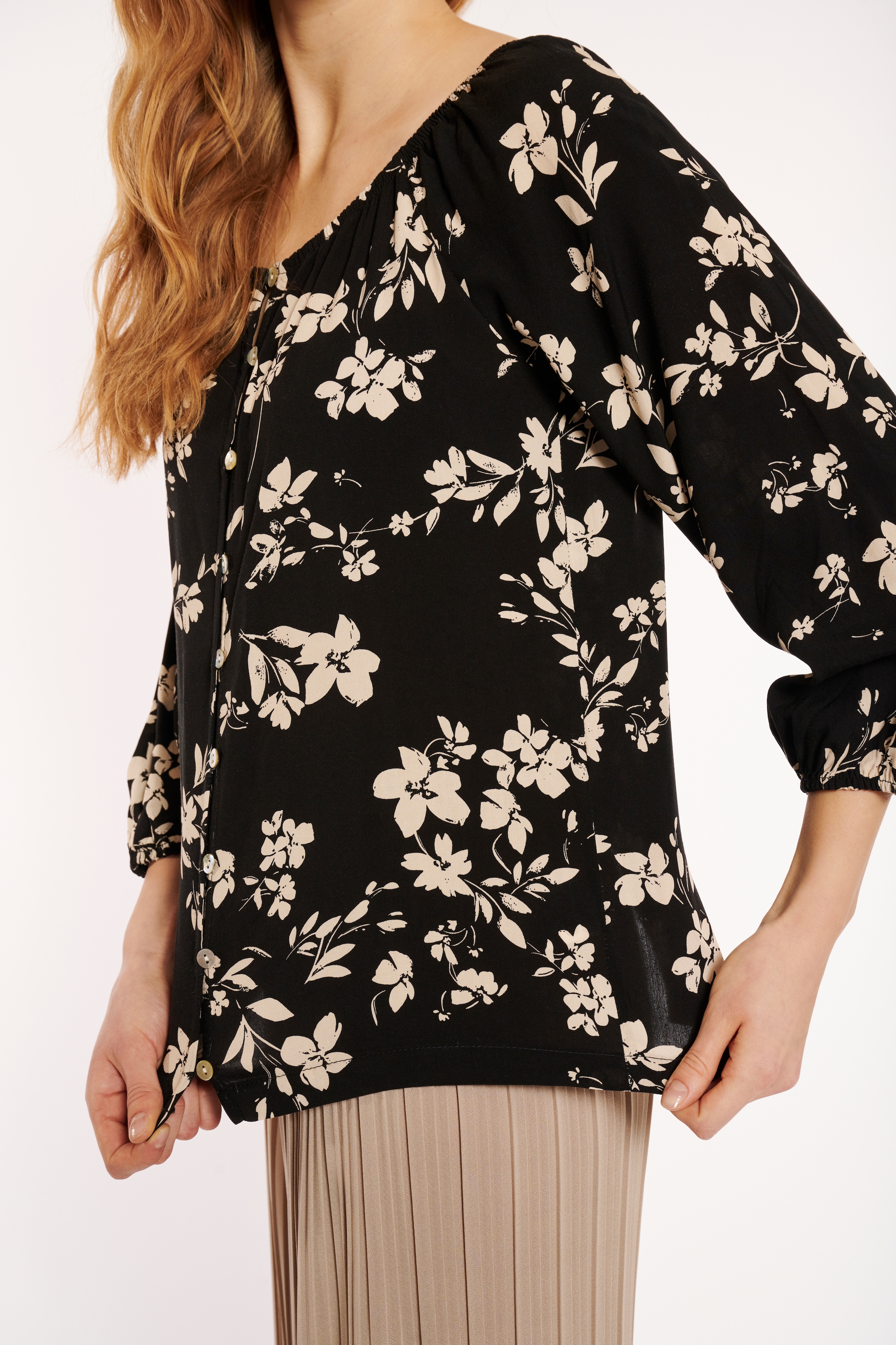 HaILY’S Druckbluse »3/4 V BL Su44na«