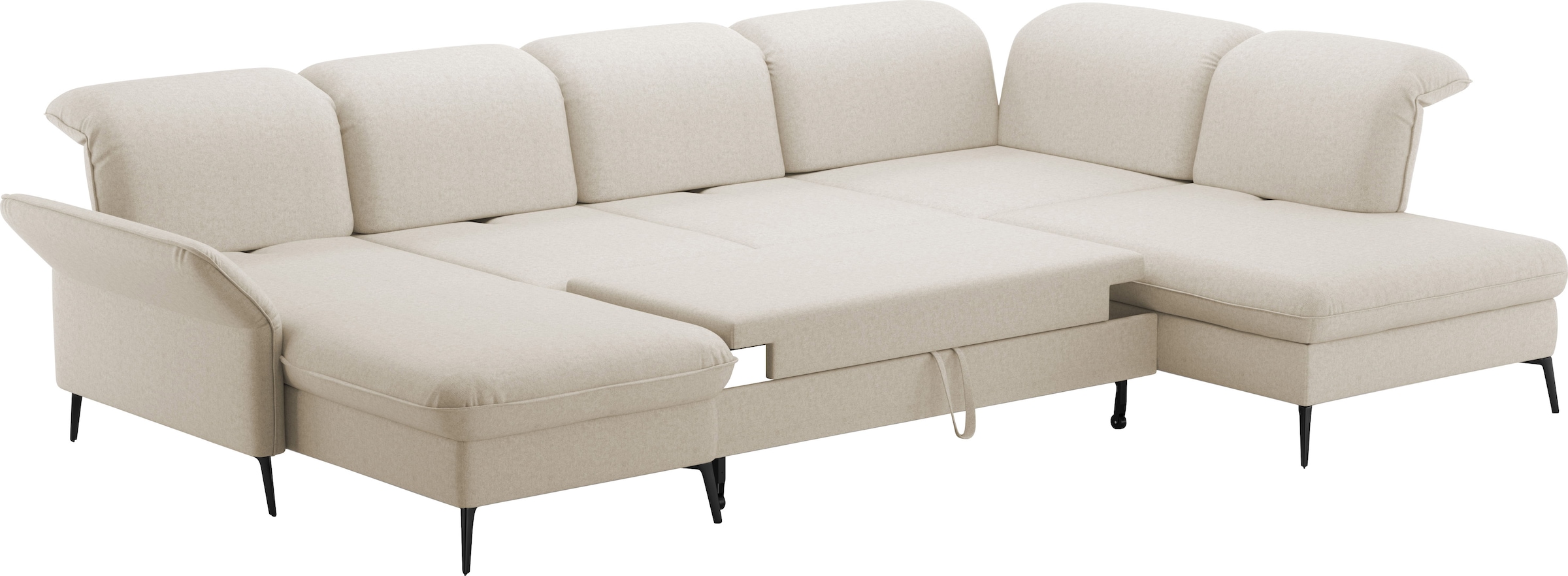 sit&more Wohnlandschaft »Emely«, mit Sitztiefenverstellung optional mit Bettfunktion und Bettkasten