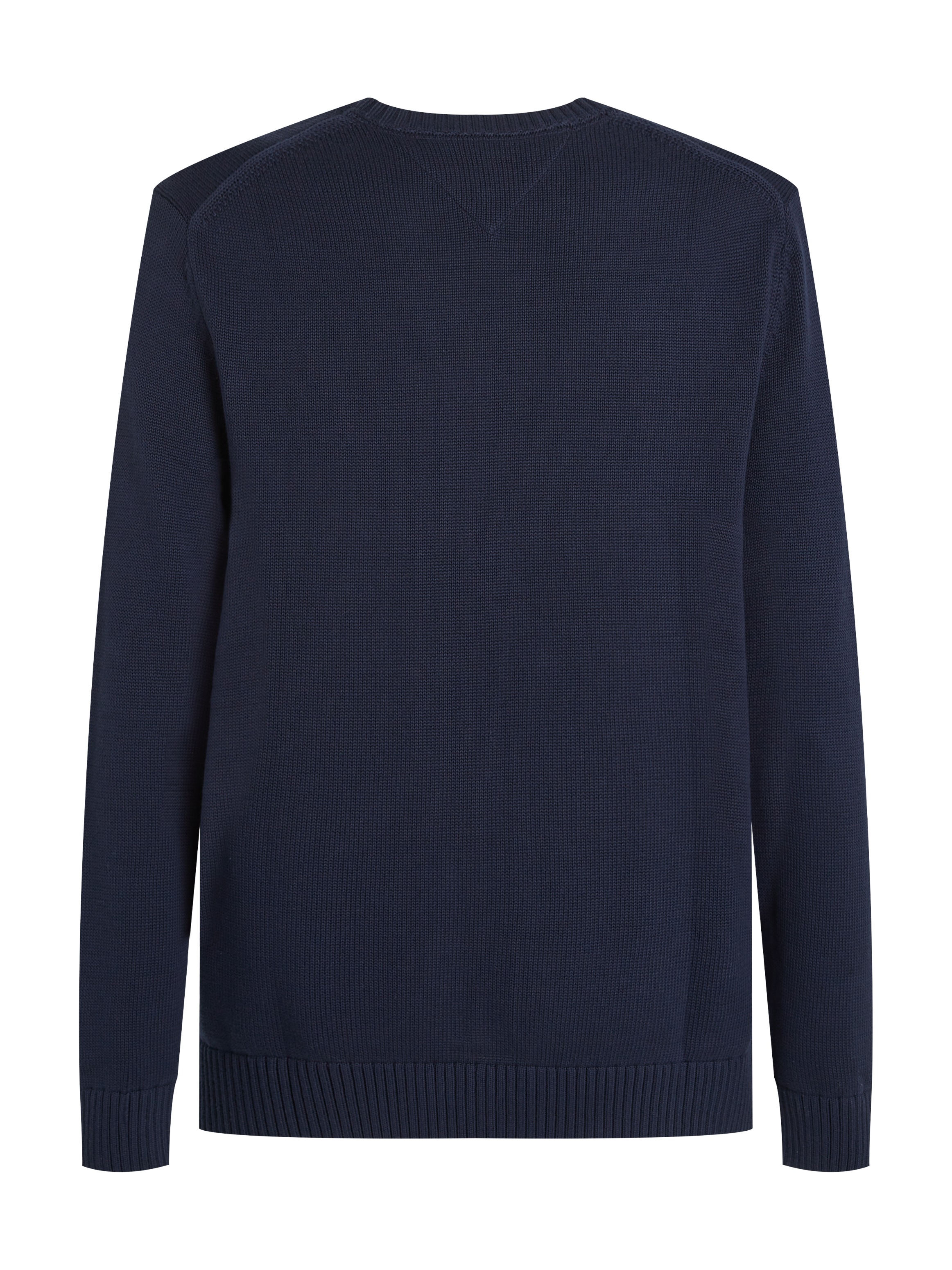 Tommy Jeans Strickpullover »TJM SLIM ESSNTLS C-NECK SWEATER«, mit Markenlogo auf der Brust