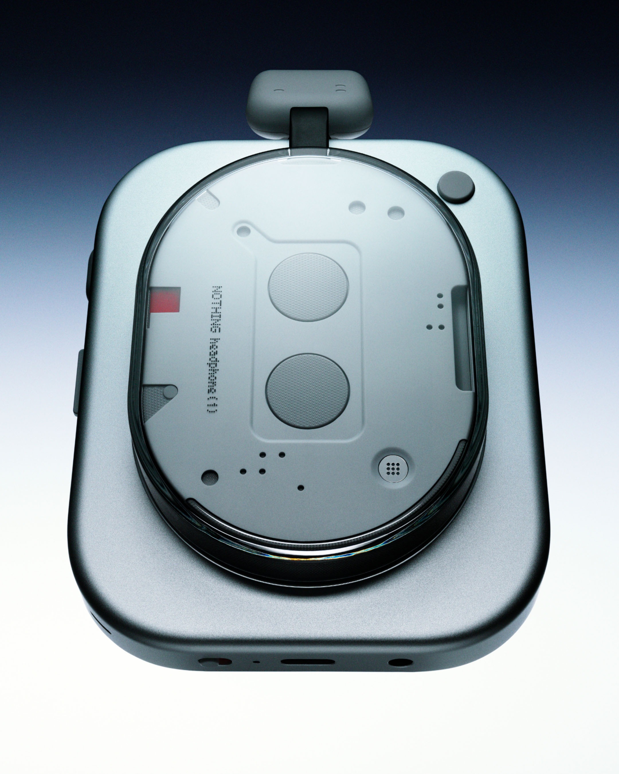 NOTHING Kopfhörer »Headphone (1)«, Bluetooth, Active Noise Cancelling (ANC)-Hi-Res-Transparenzmodus-On-Ear-Erkennung