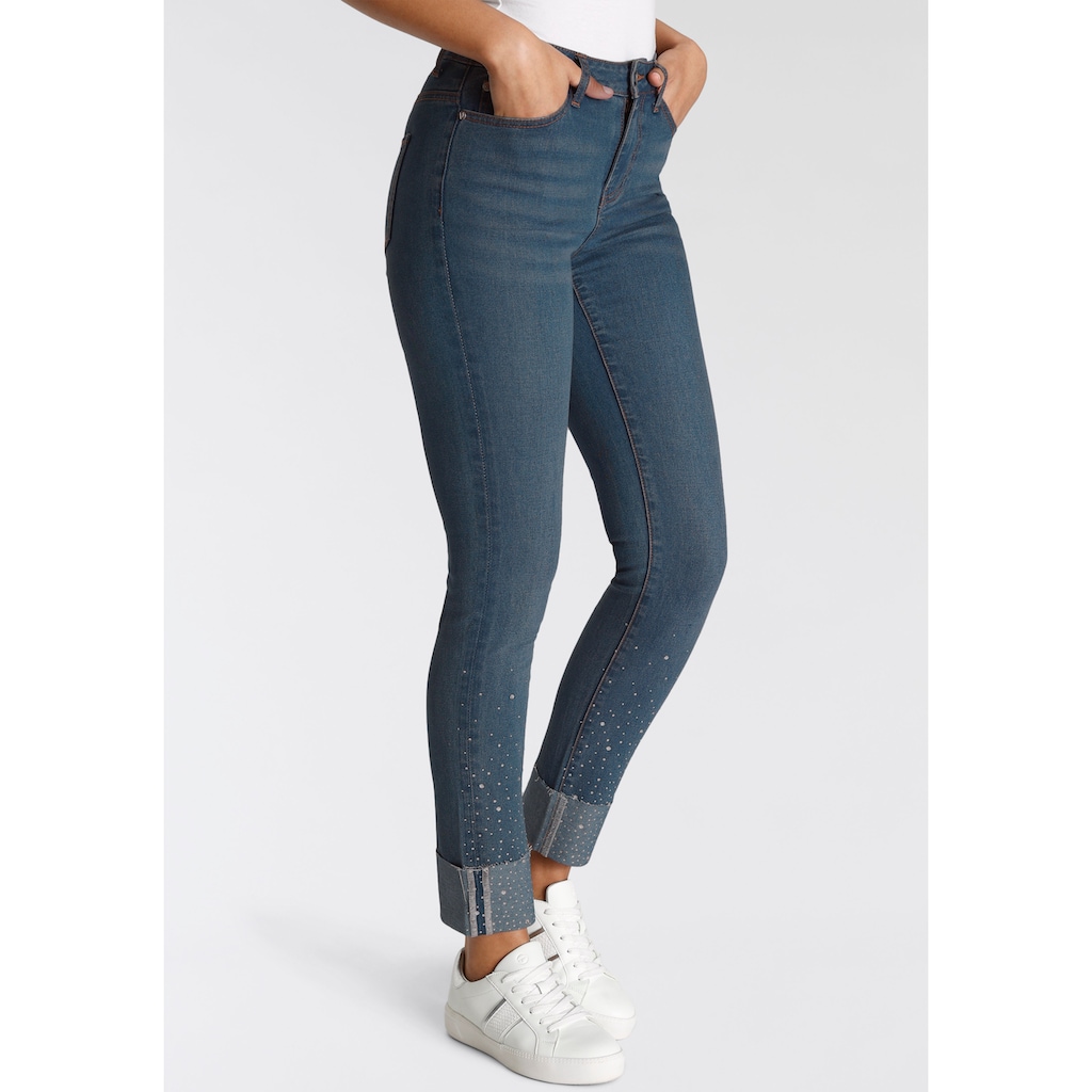 Bruno Banani 7/8-Jeans, Glitzer-Details  NEUE KOLLEKTION