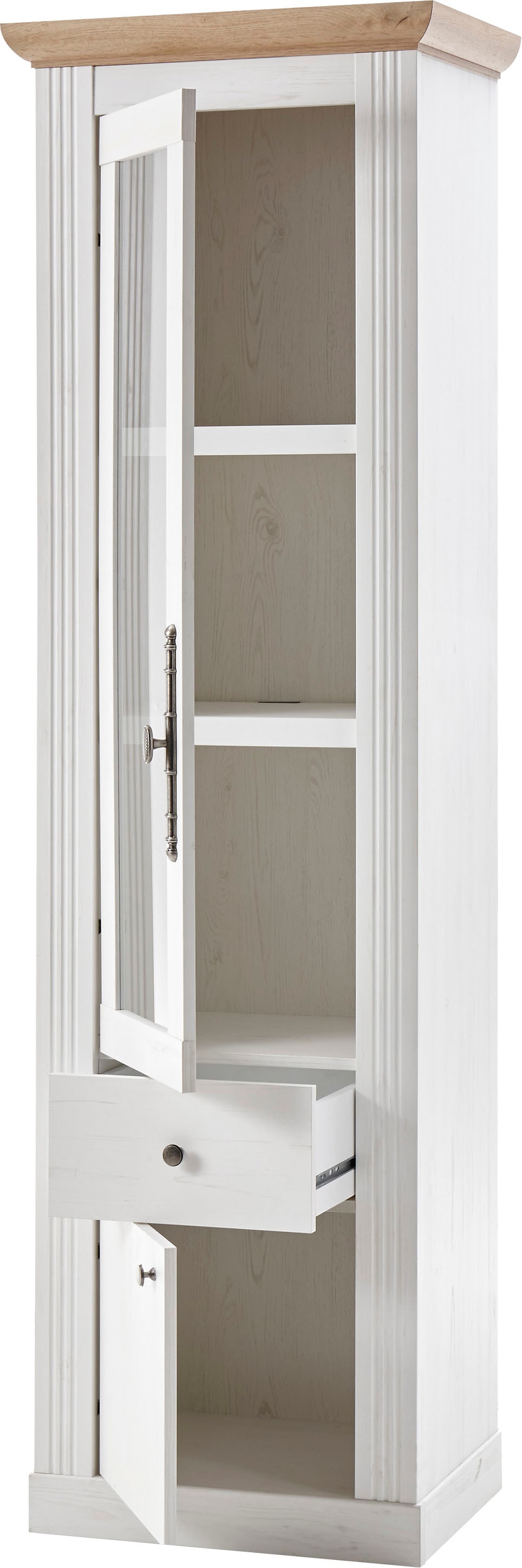 Home affaire Vitrine »Westminster«, im romantischen Landhausstil