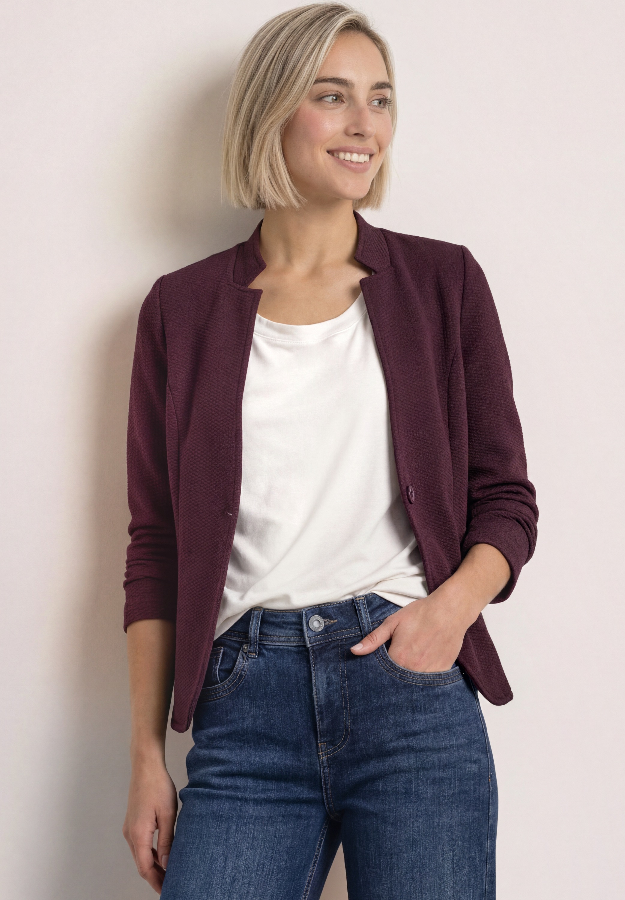 STREET ONE Kurzblazer mit Reverskragen