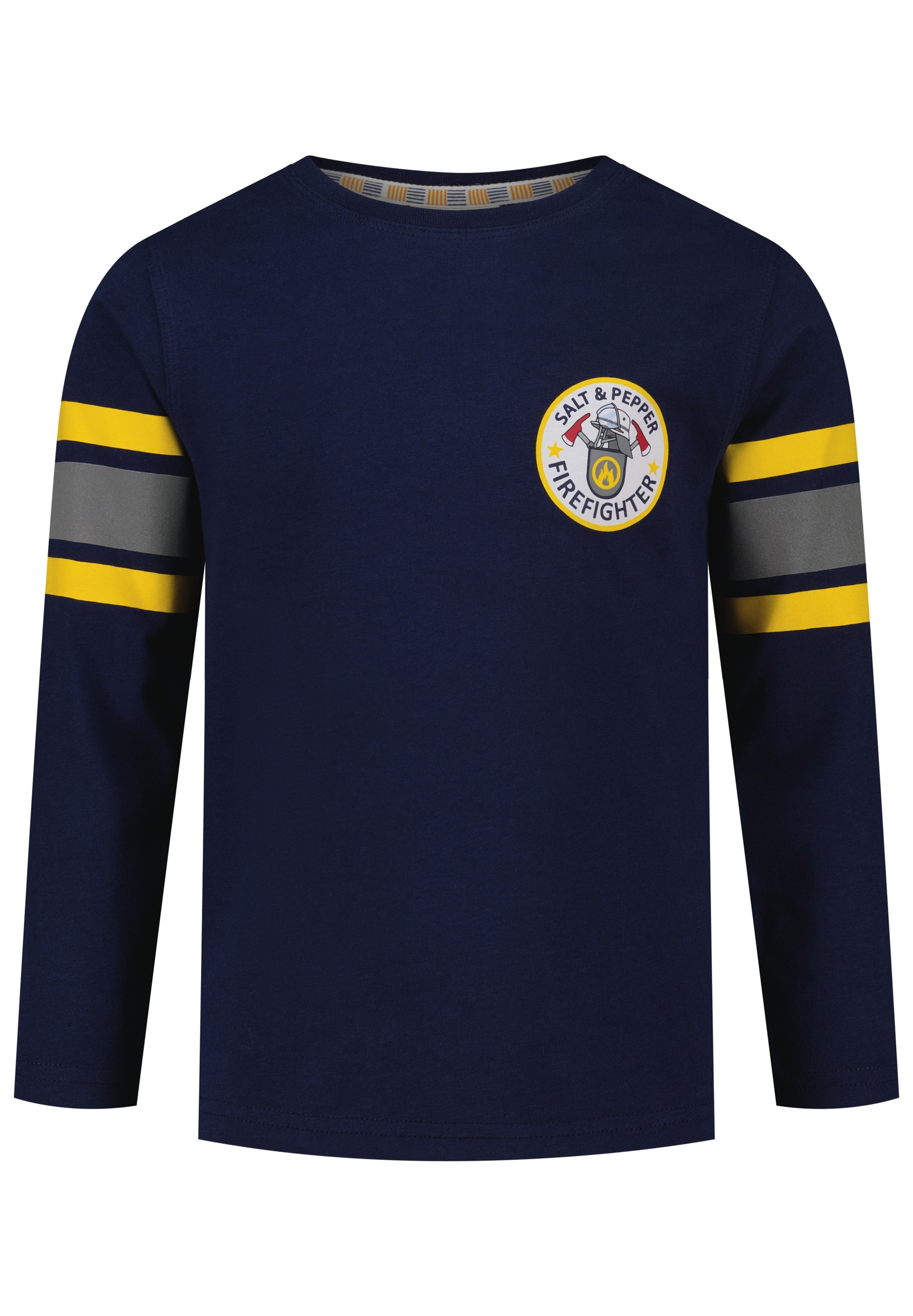 SALT AND PEPPER Langarmshirt »Firefighter«, (2 tlg.), mit gedruckten und gestickten Feuerwehrmotiven