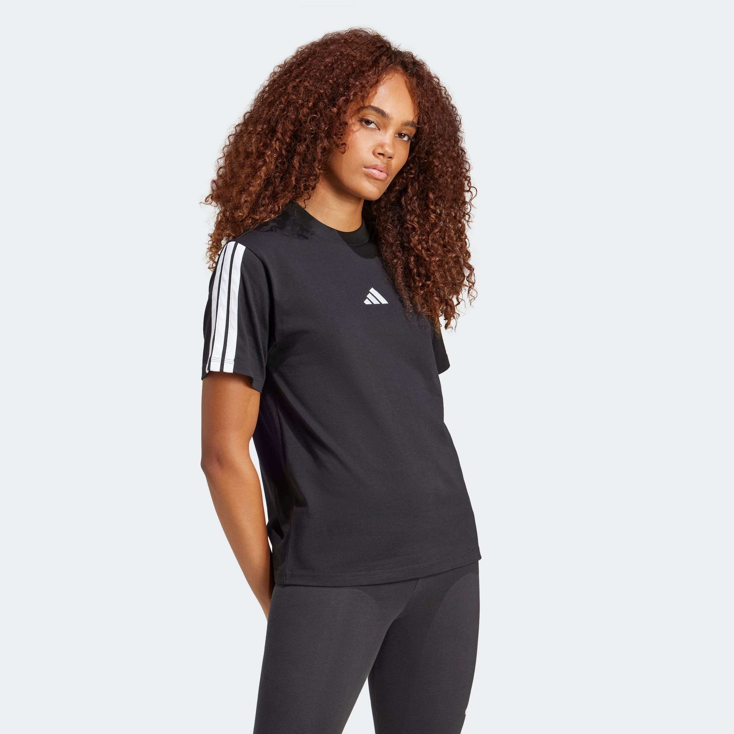 adidas Sportswear T-Shirt "W 3S SJ T B" klassische 3-Streifen an den Ärmeln günstig online kaufen