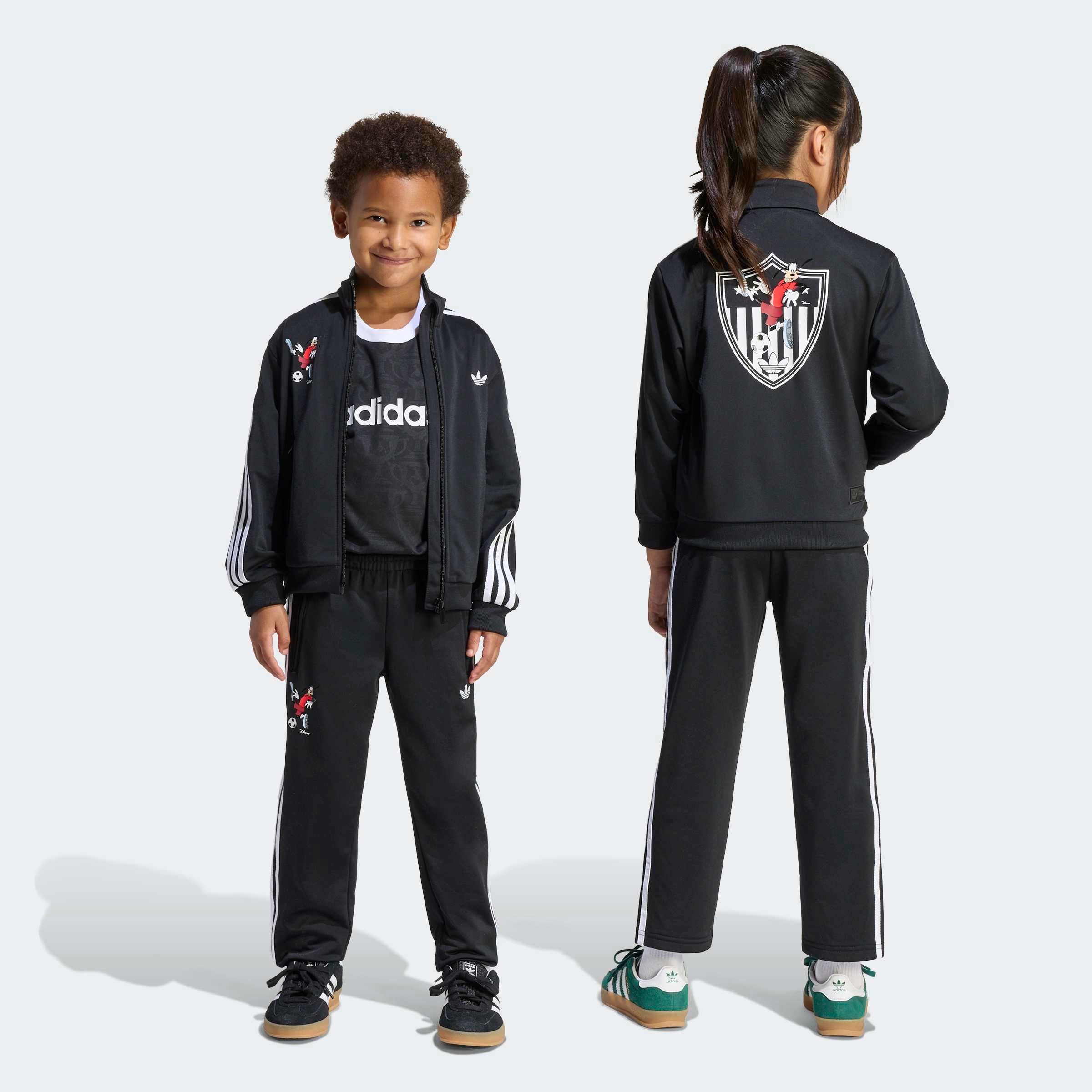 adidas Originals T-Shirt & Shorts "FIREBIRD TS" für Kinder, aus Polyester