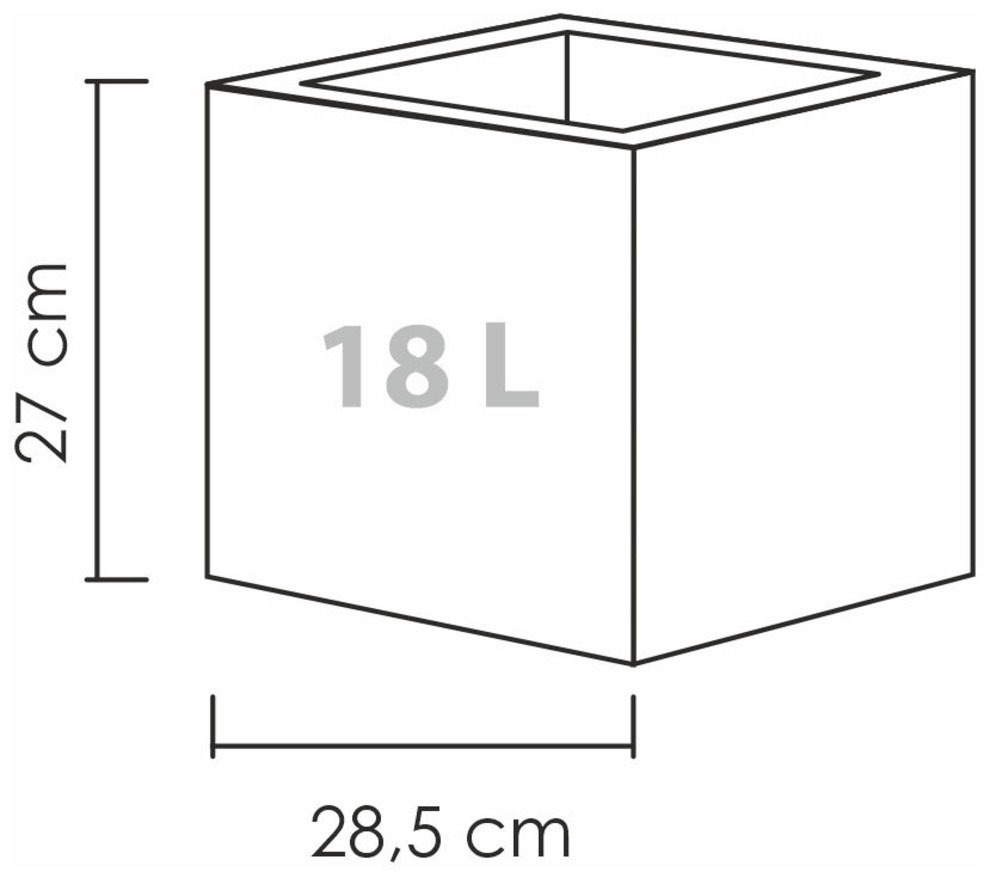 Scheurich Blumentopf »30/240 C-CUBE«