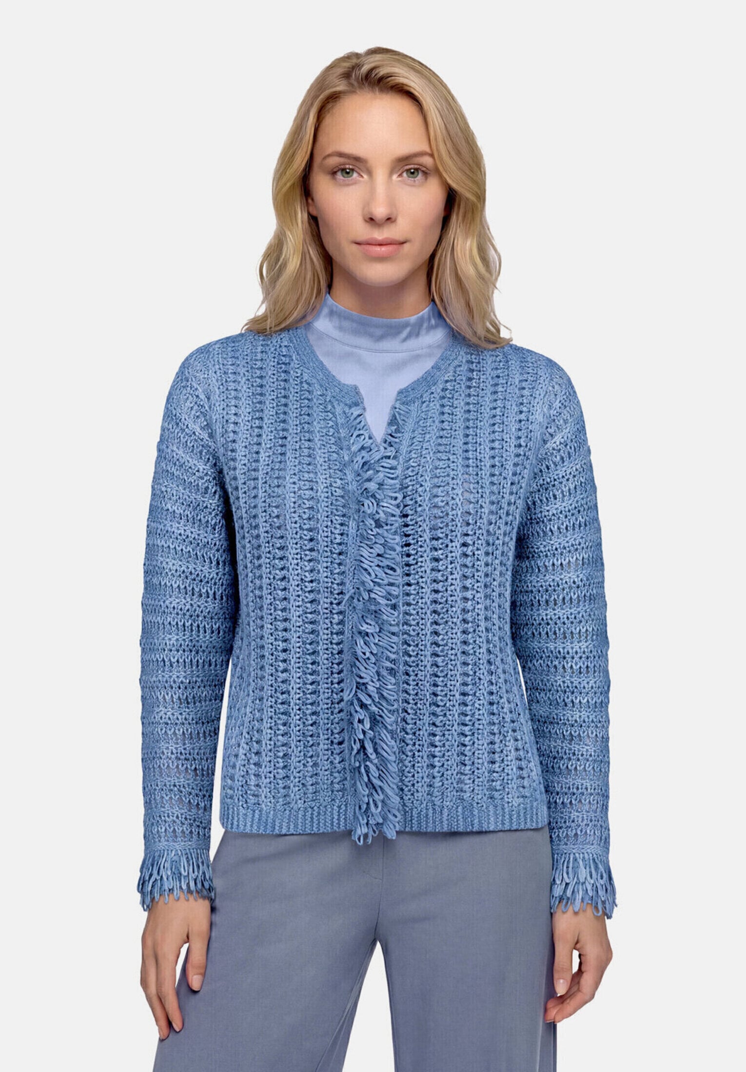 Betty Barclay Strickjacke »Damen mit Fransen« 1