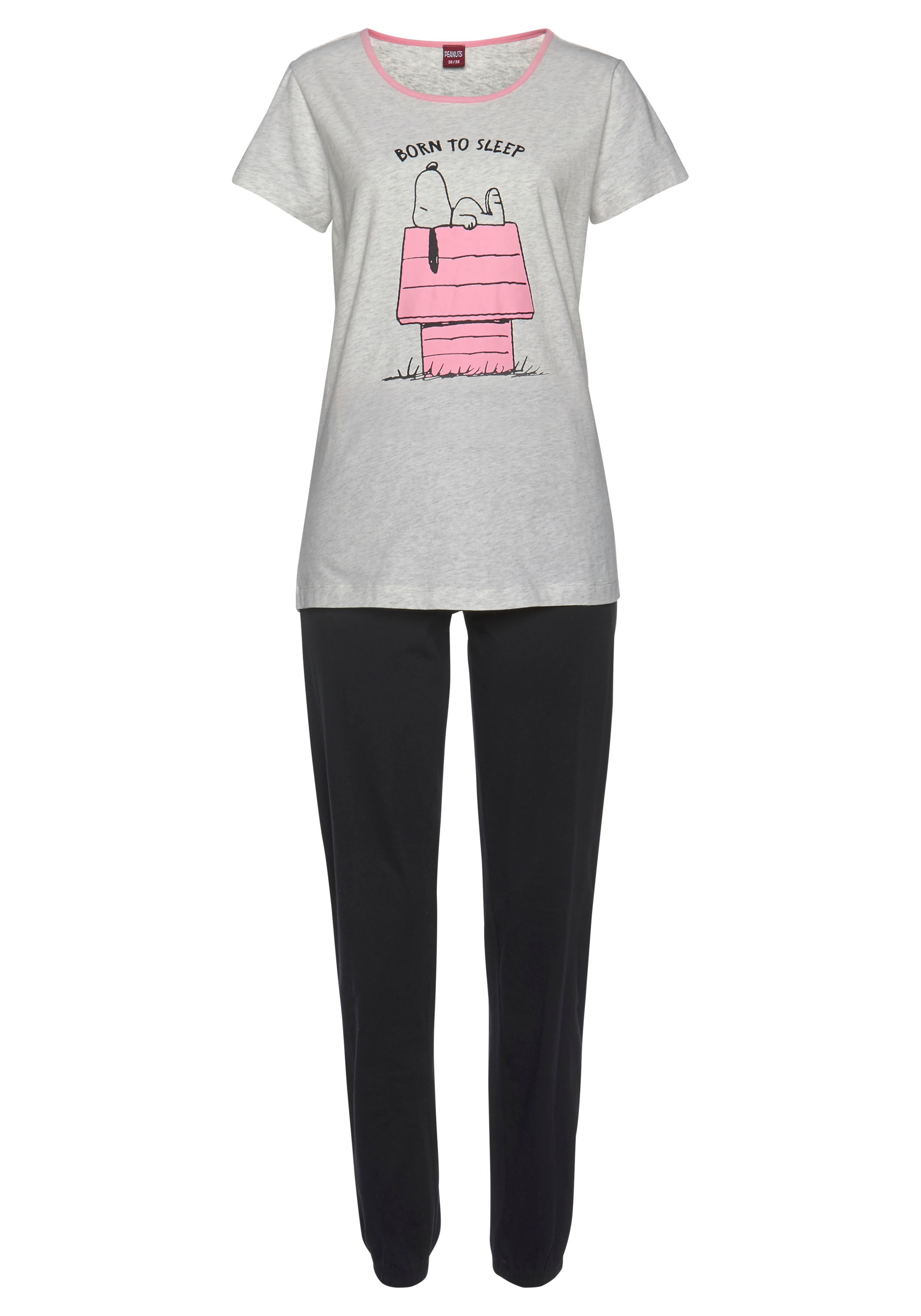 Peanuts Pyjama 2-teilig, 2 tlg. mit Snoopy-Print günstig online kaufen