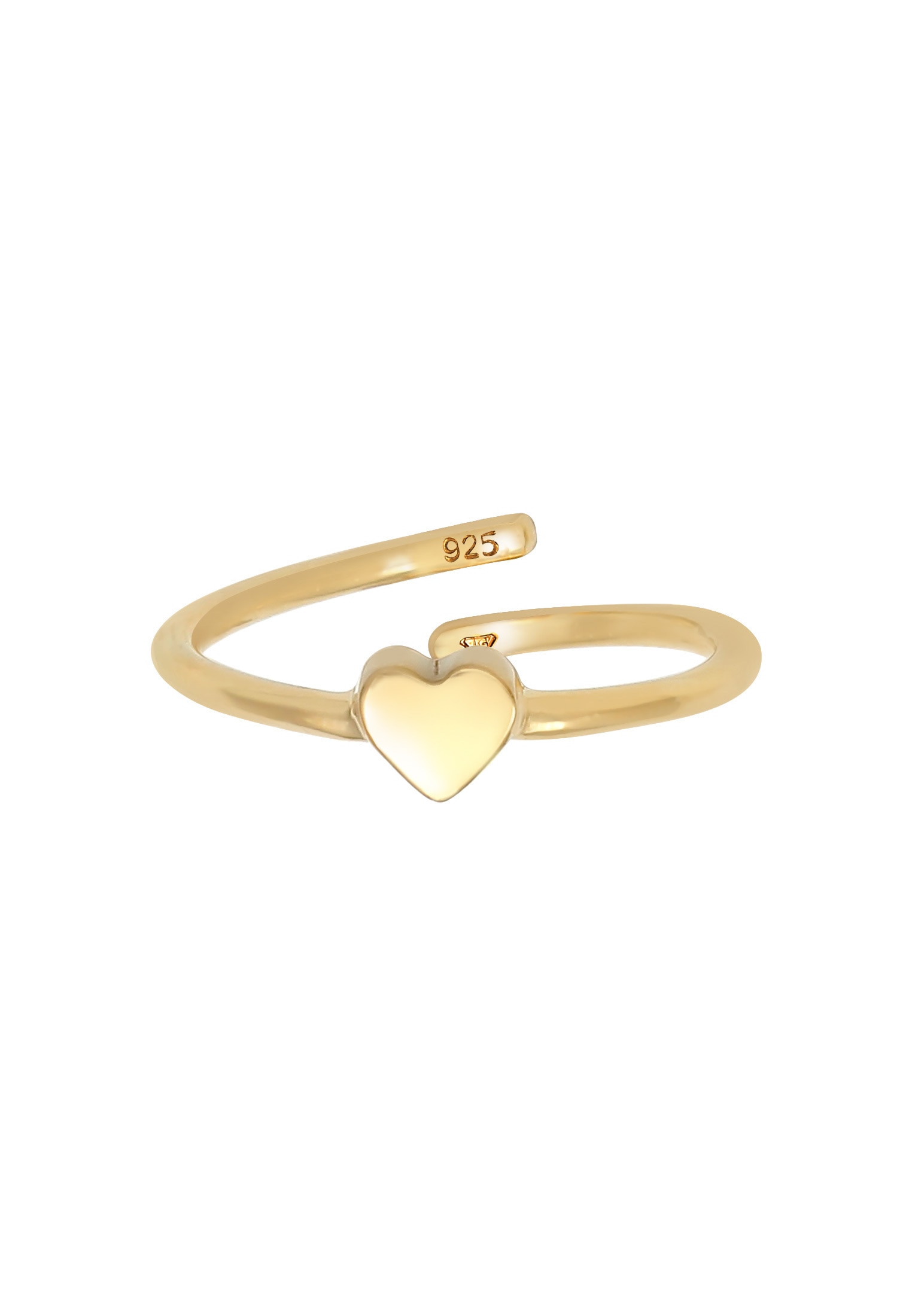 Elli Silberring »Ring Kinder Herz Liebe 925 Silber«