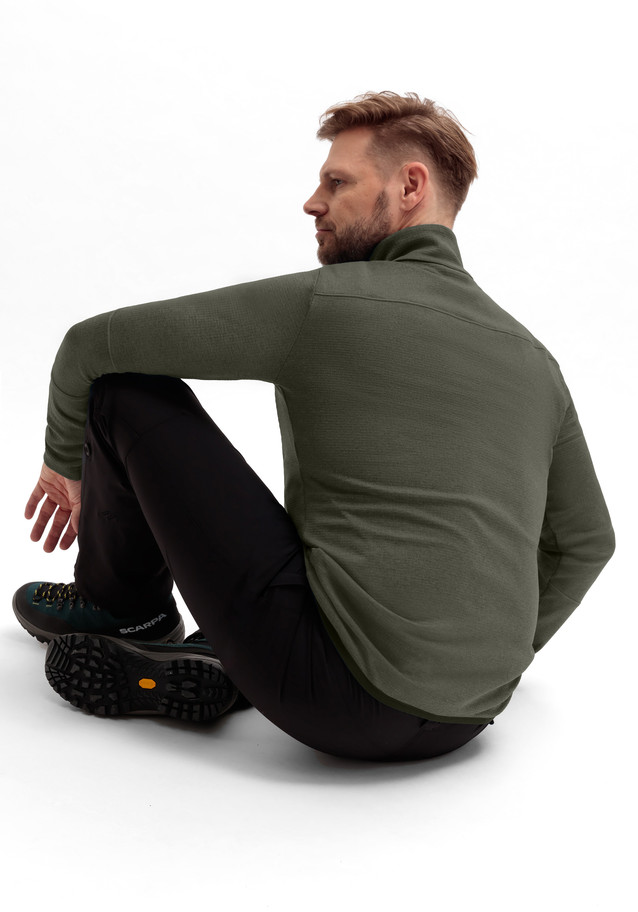 Thumbnail - Maier Sports Fleecejacke "Sinaia M" Herren Midlayer, atmungsaktiv und schnelltrocknend, Slim Fit