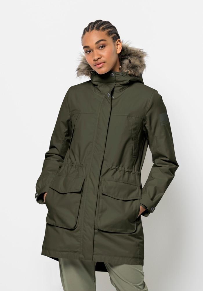 Jack Wolfskin Funktionsparka "WINTERFROST INS PARKA W", mit Kapuze günstig online kaufen