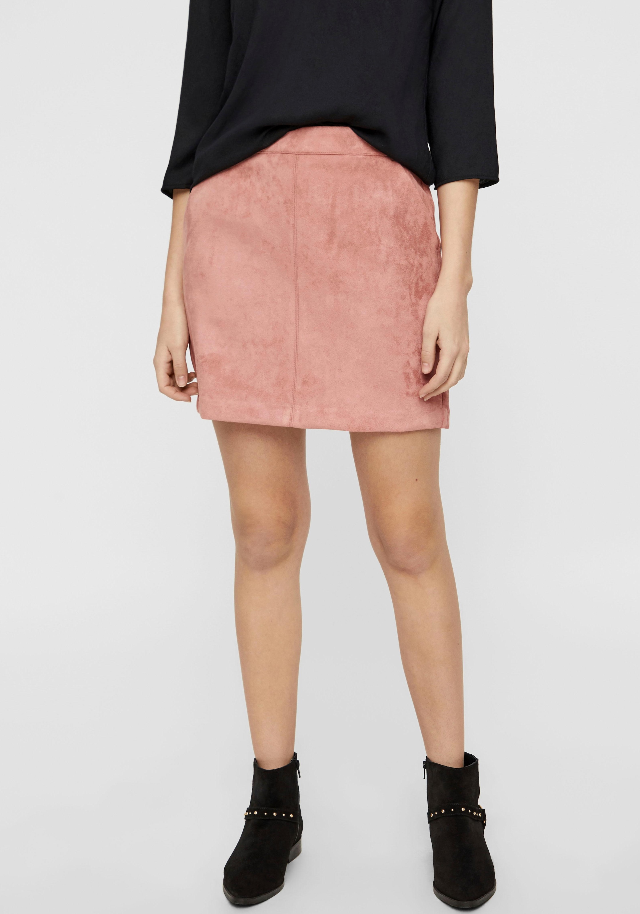 Lederimitatrock »VMDONNADINA FAUXSUEDE SHORT SKIRT«