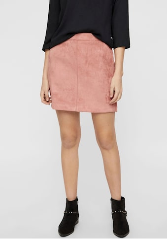 Lederimitatrock »VMDONNADINA FAUXSUEDE SHORT SKIRT«