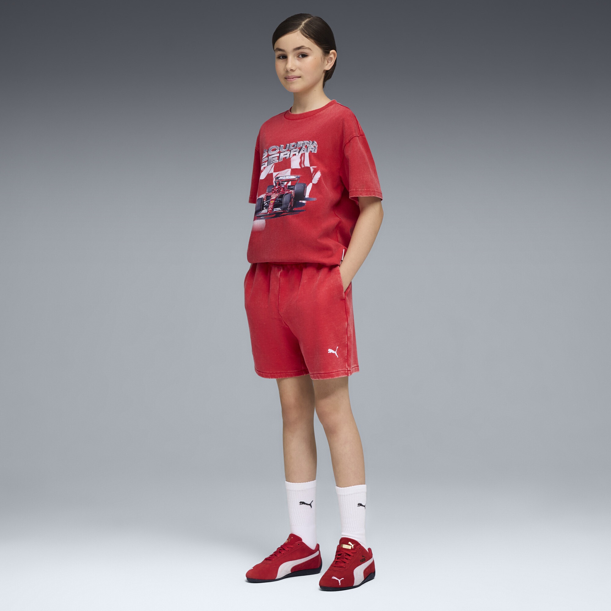 PUMA Sporthose »Scuderia Ferrari Sportswear Sweat-Shorts Jugendliche«