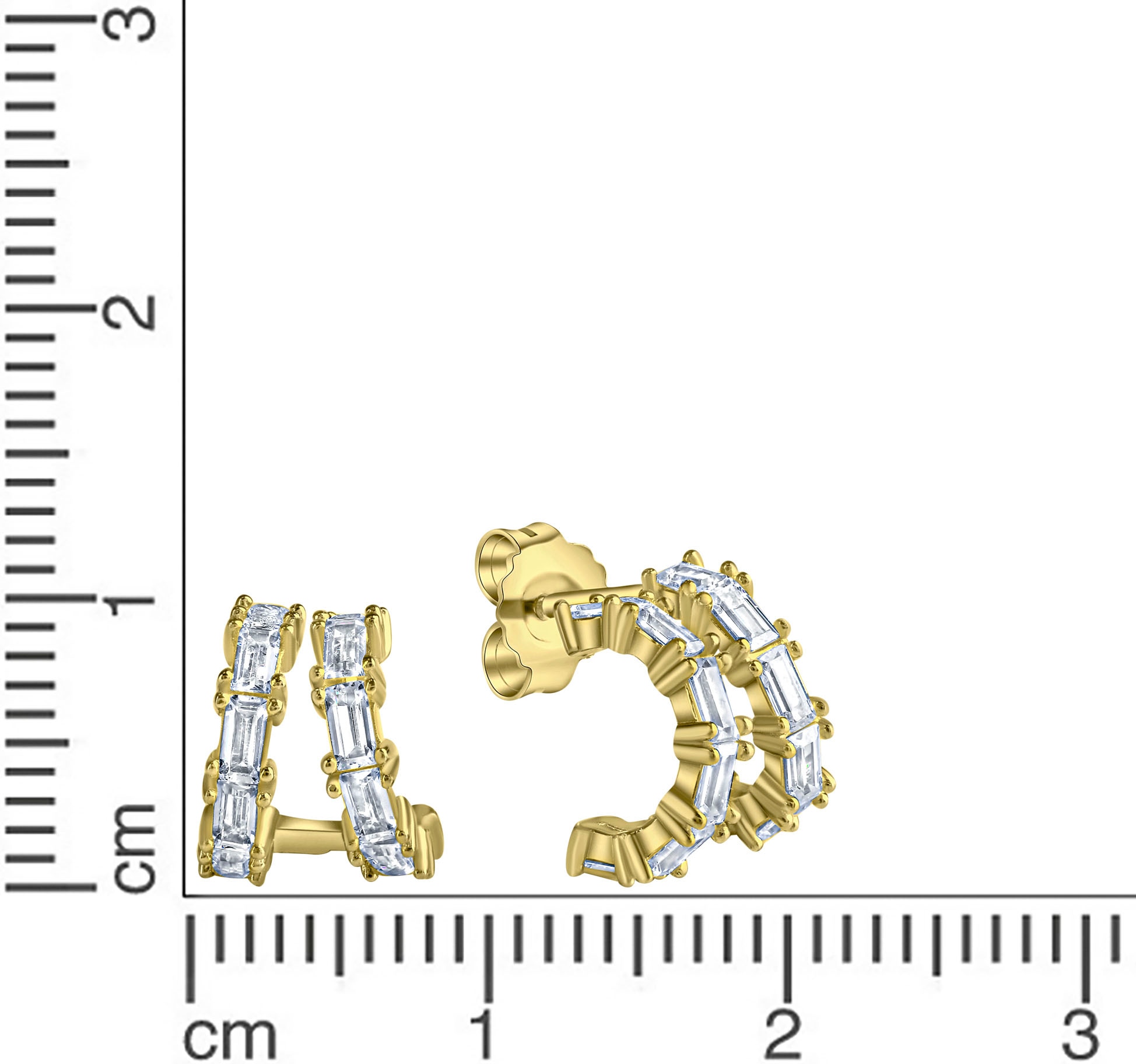 Firetti Paar Ohrstecker »Schmuck Geschenk, Ohrringe, Silber 925« mit Zirkonia (synth.)