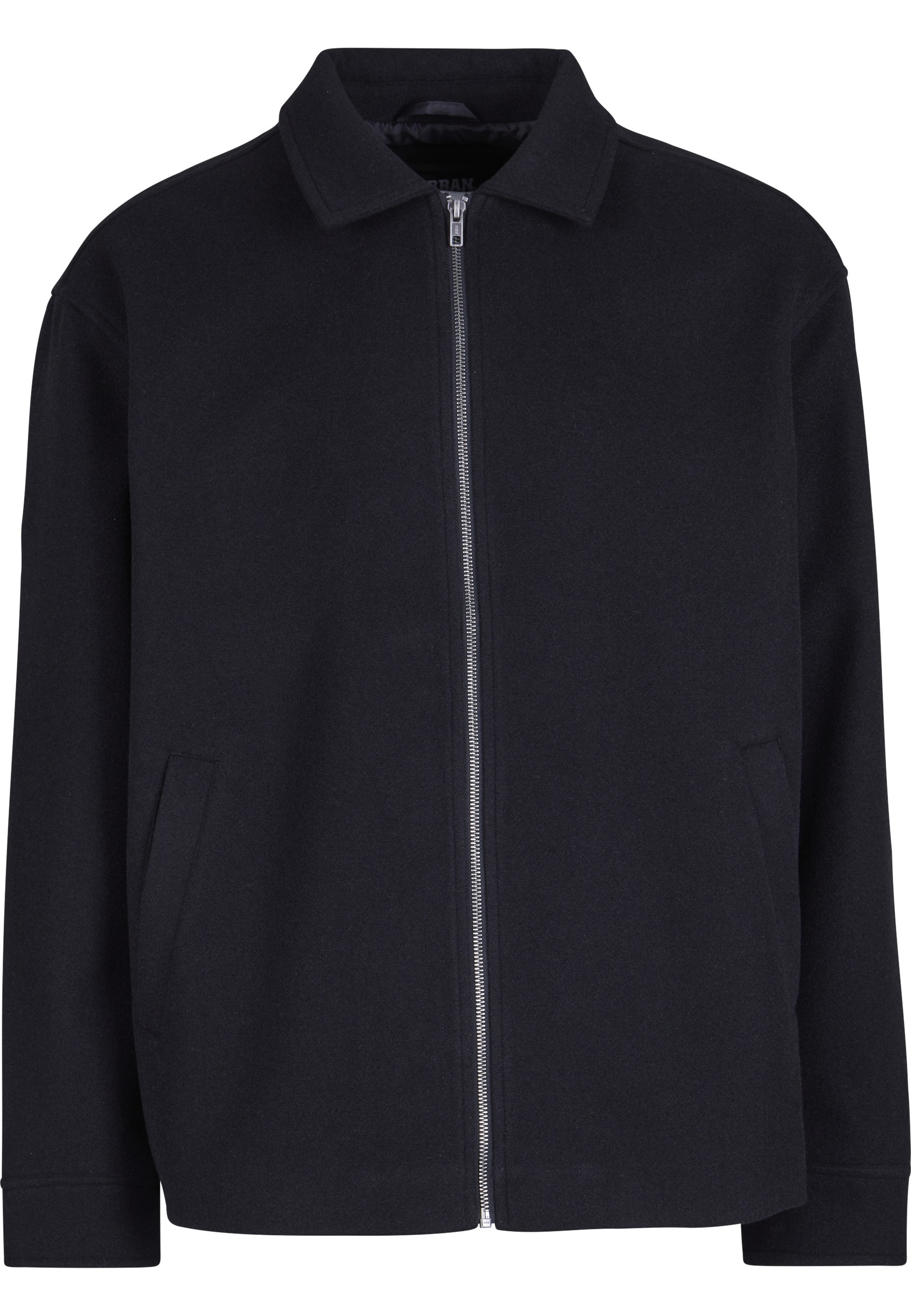 URBAN CLASSICS Allwetterjacke "Urban Classics Herren Basic Blouson Jacket" 1 Stk. tlg. ohne Kapuze