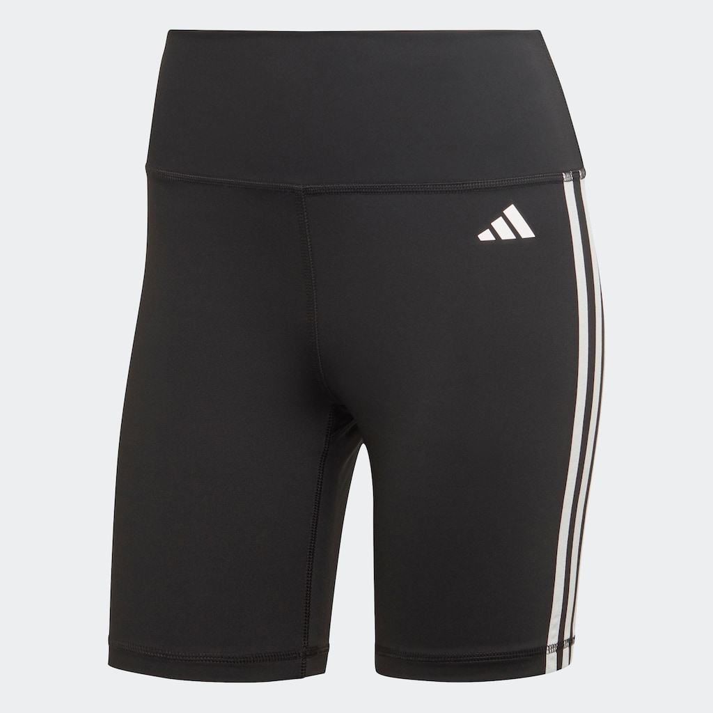 adidas Performance Shorts »TRAINING ESSENTIALS 3STREIFEN HIGHWAISTED KURZE«, (1 tlg.)