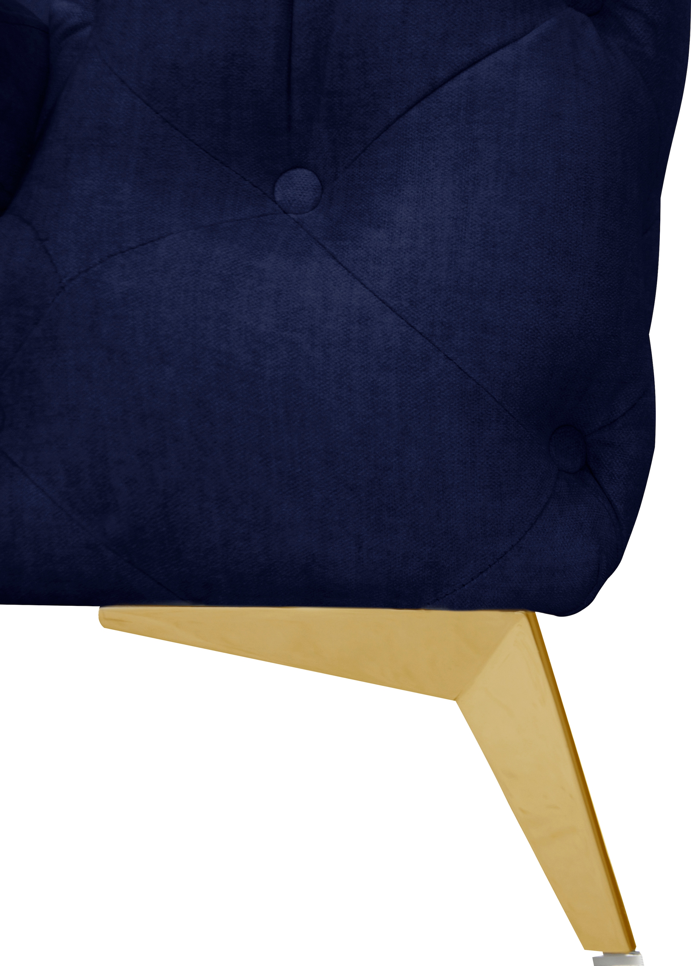Leonique Chesterfield-Sofa »Glynis«, aufwändige Knopfheftung, moderne Chesterfield Optik, Fußfarbe wählbar