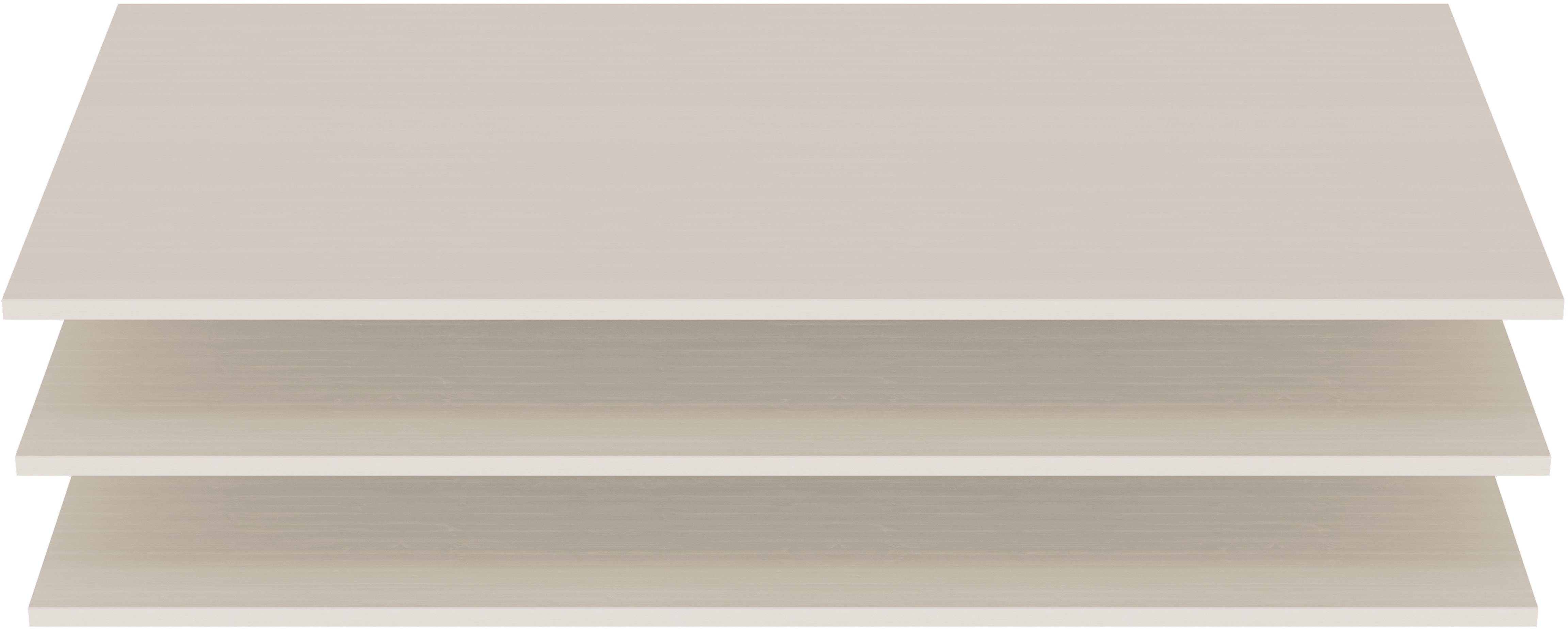 WOOOD Einlegeboden "Olivia Set aus FSC Massivkiefer B 102 x T 54 x H 5 cm" 3 Stk. tlg. FSC Massivkiefer geschliffen, kompatibel mit Olivia-Kleiderschrank