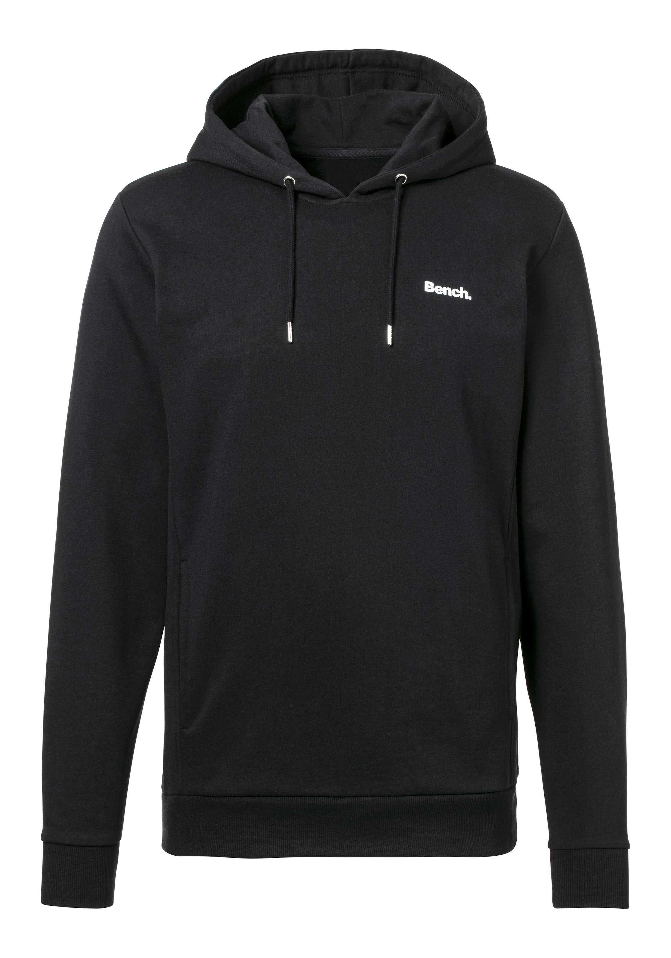 Bench. Loungewear Hoodie, Sweatshirt mit Kapuze und seitlichen Taschen, Baumwollmischung