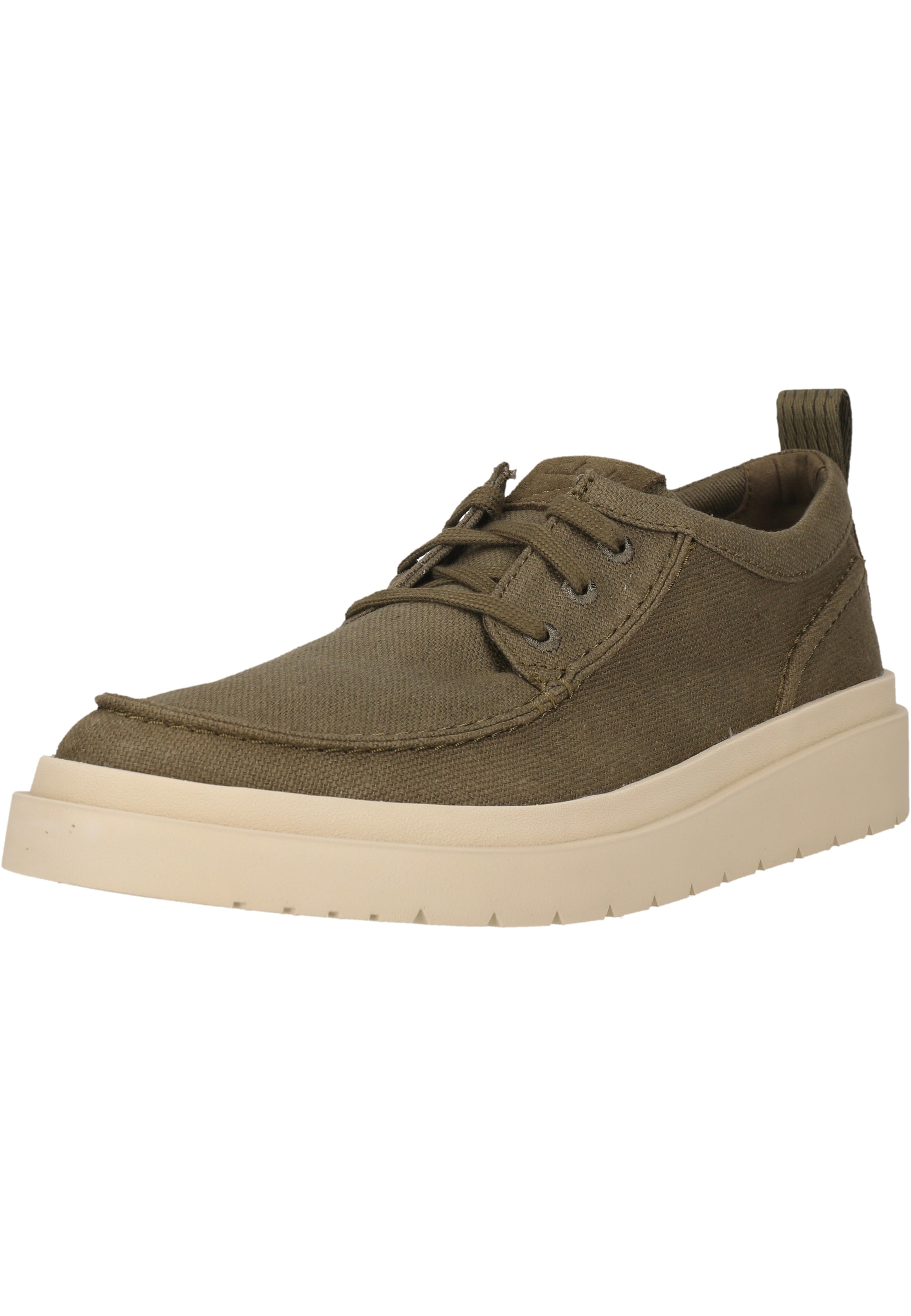 Clarks Schnürschuh "Polden Moc" mit dämpfender Eigenschaft