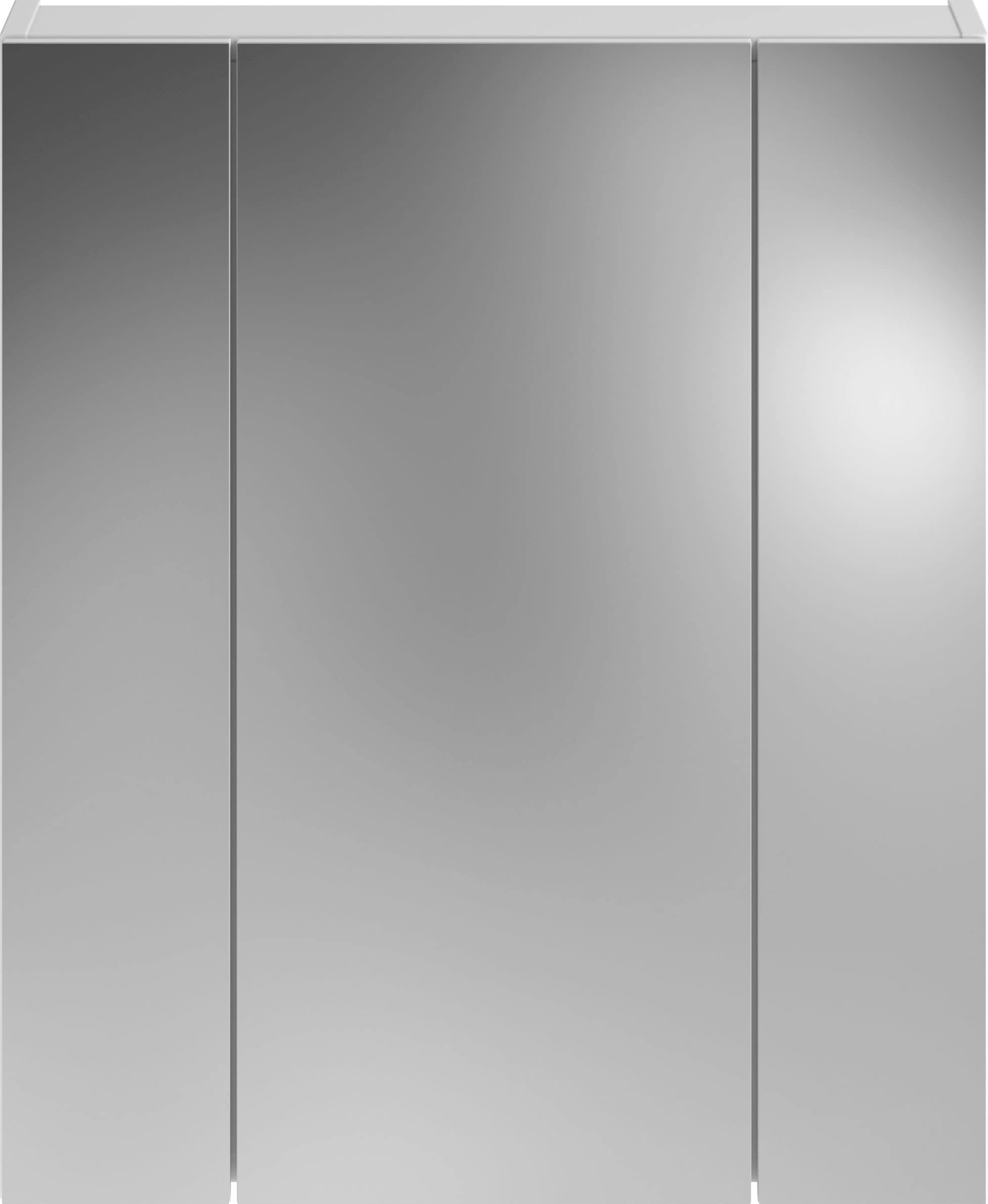 INOSIGN Badmöbel-Set »Malmö, 2 teilig, inklusive LED Beleuchtung, bestehend aus:«, (Set, 2 St.), Waschbeckenunterschrank, Spiegelschrank, LED Badaufsatzleuchte