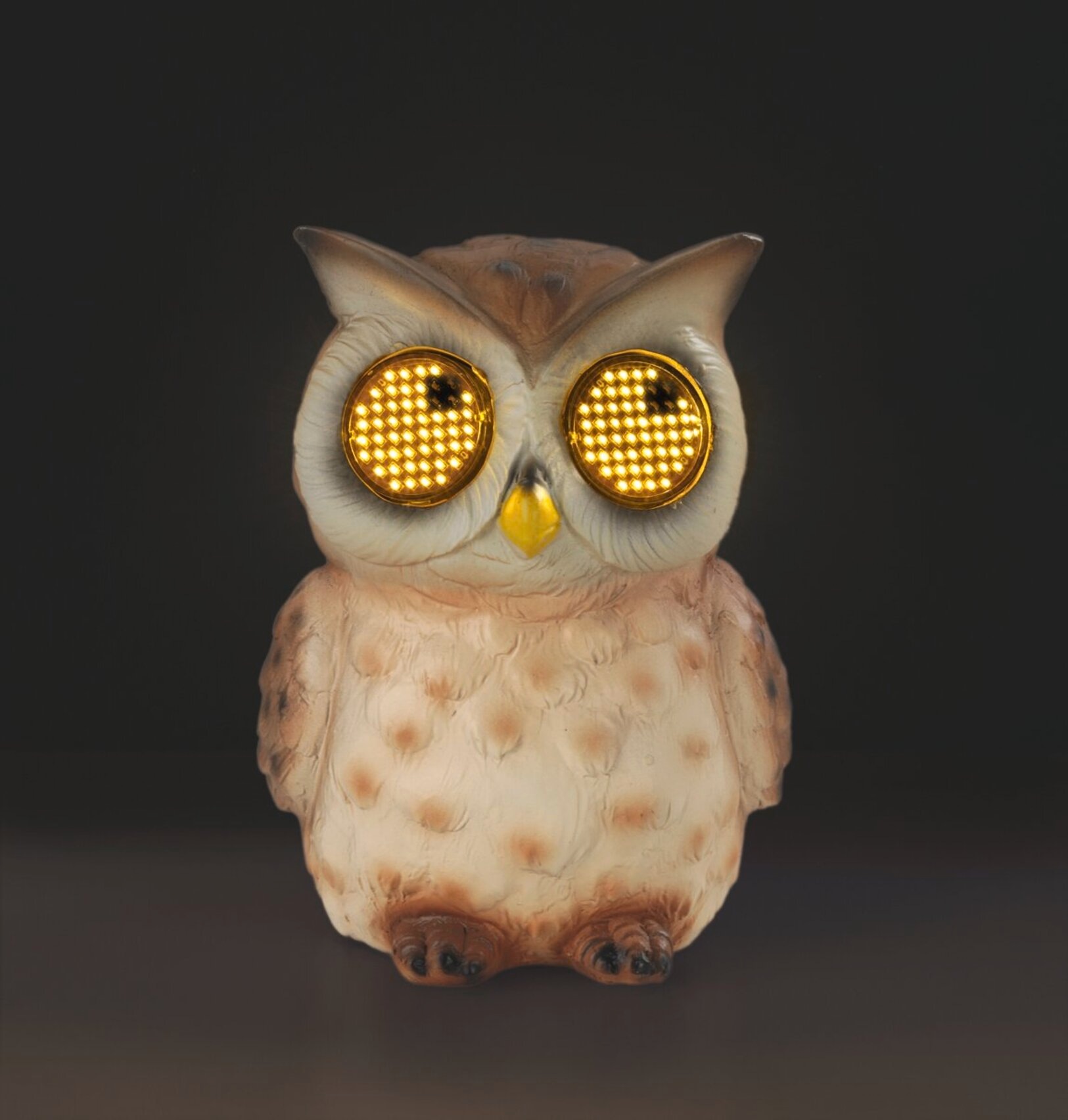 Maximex LED Dekofigur »Modell Blinky Eyes Eule« Warmweiß solarbetriebene Gartenfigur mit leuchtenden Augen, für Garten & Balkon