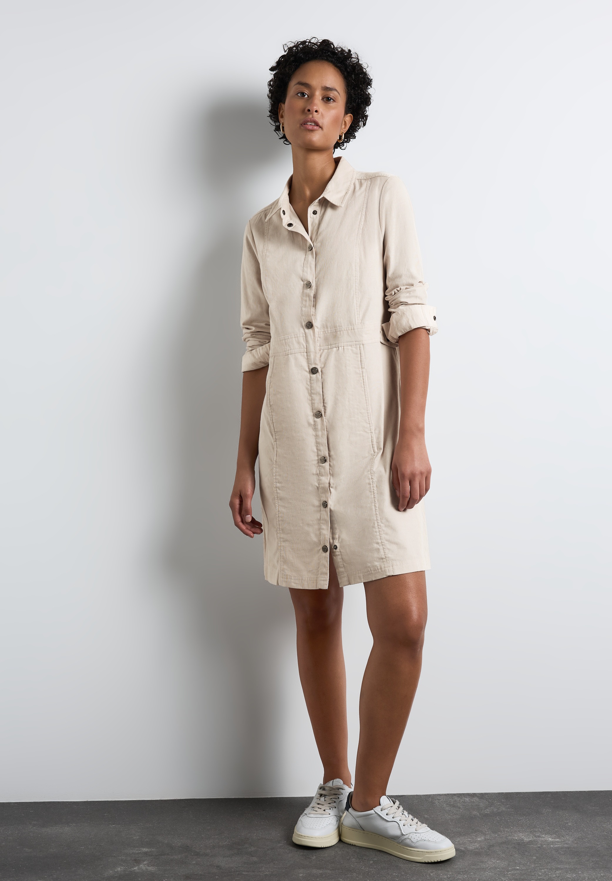 STREET ONE Blusenkleid Ohne Taschen aus 100% Baumwolle