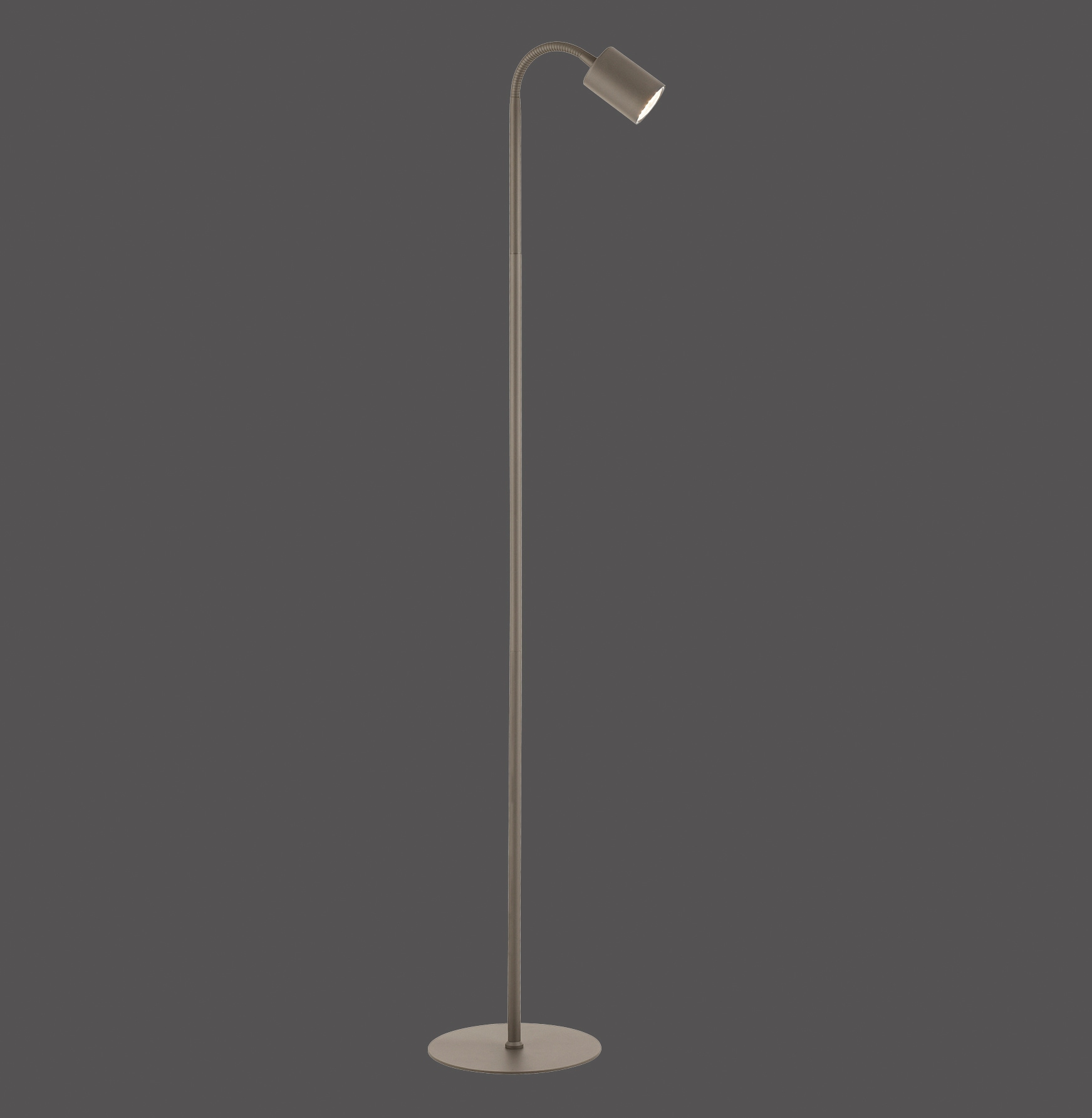 my home LED Stehlampe »Maci«, 1 flammig, Leuchtmittel GU10 | Leuchtmittel wechselbar, Stehlampe, warmweißes Licht, dreh- und schwenkbarer Reflektor