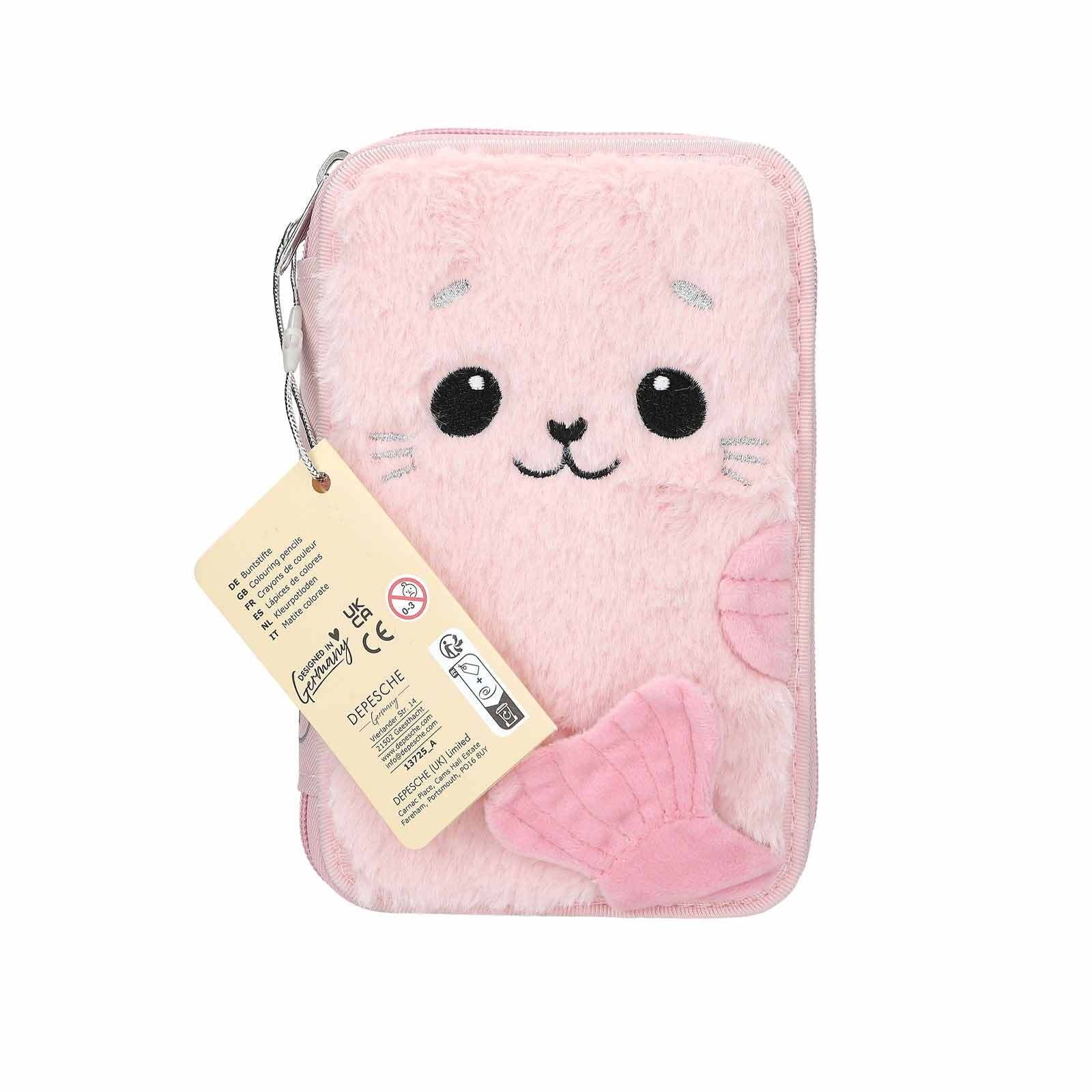 Depesche Buntstift »2-Fach Federtasche ROBBY Princess Mimi 19 x 12 x 5 cm rosa«